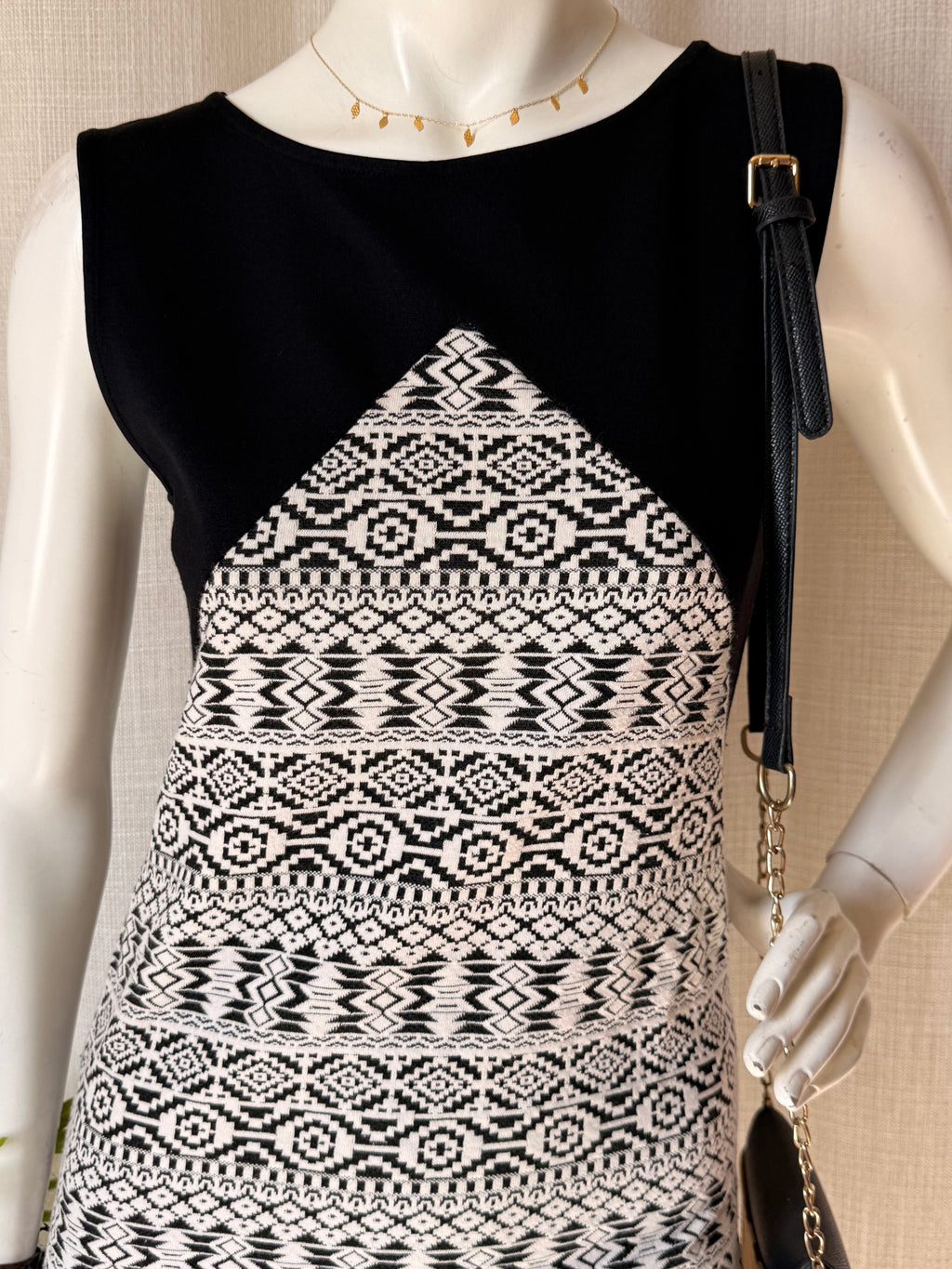 🇫🇷 Parisian Chic: NAF NAF Printed Dress (Size S)