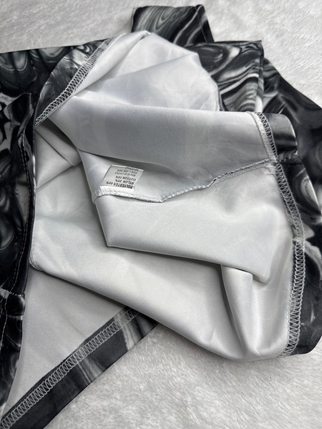 Abstract Swirl Sleeveless Dress (Large)