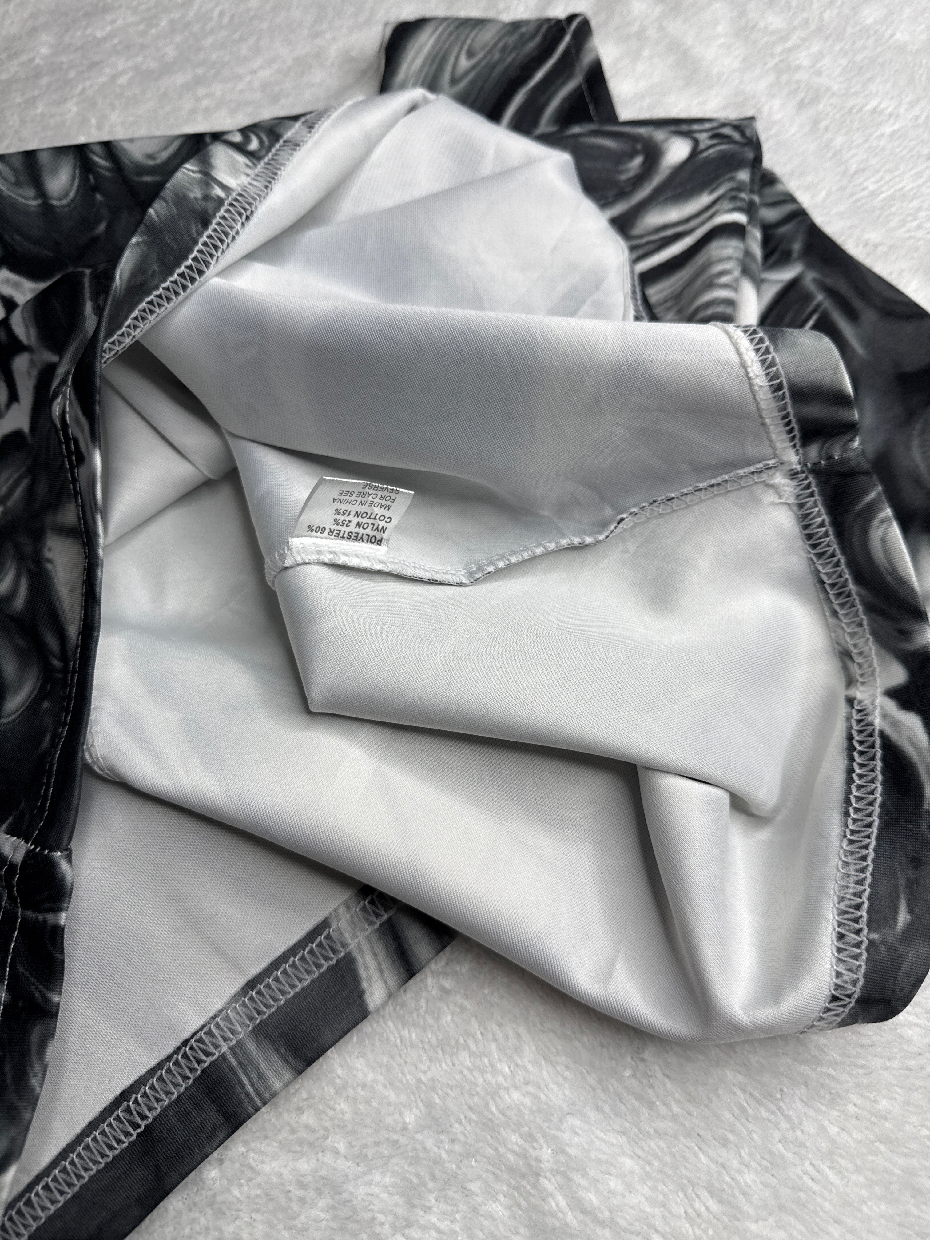 Abstract Swirl Sleeveless Dress (Large)