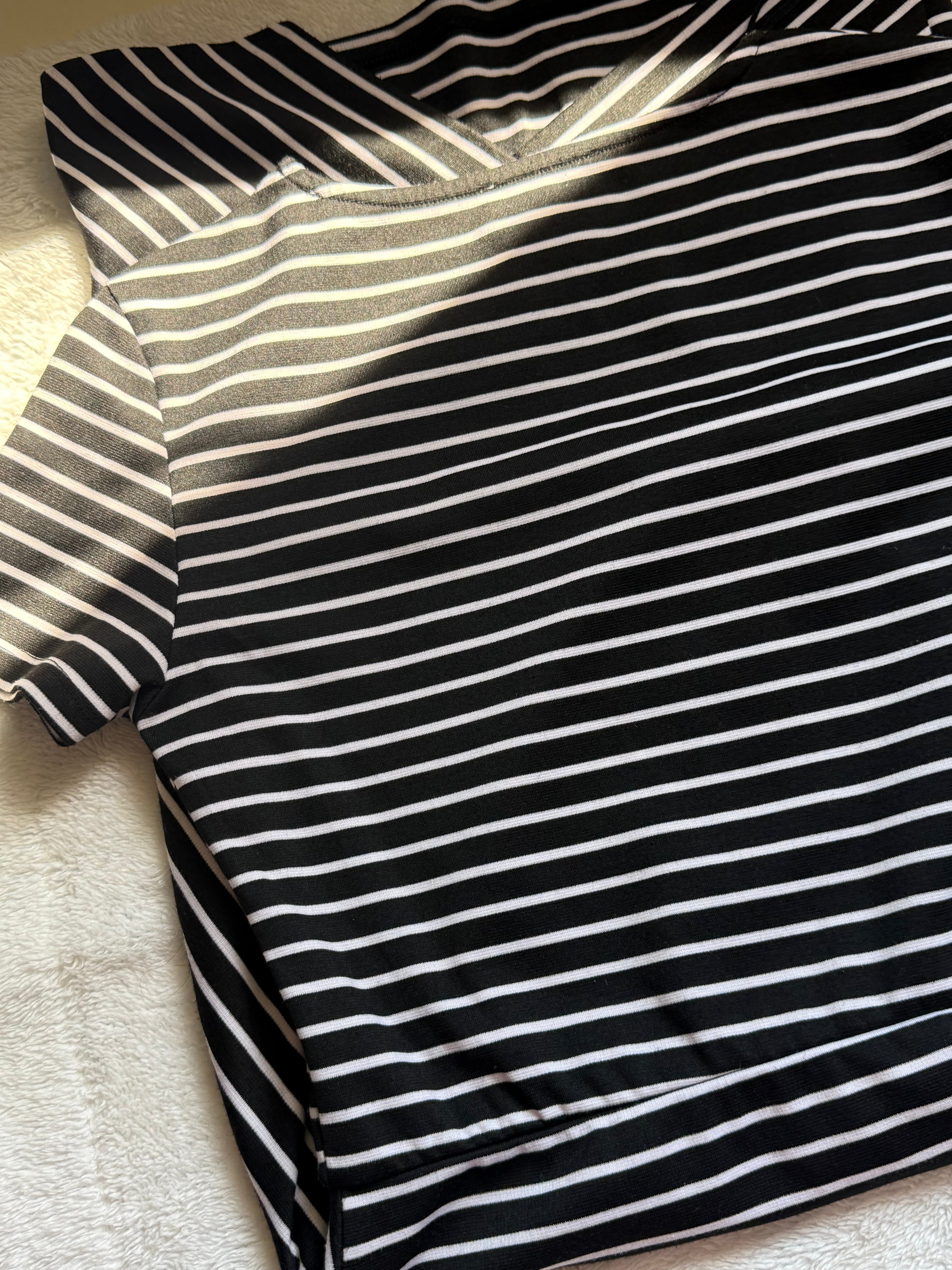 🚀 Trendy Chic: ZARA TRAFALUC Striped Dress (Size M)