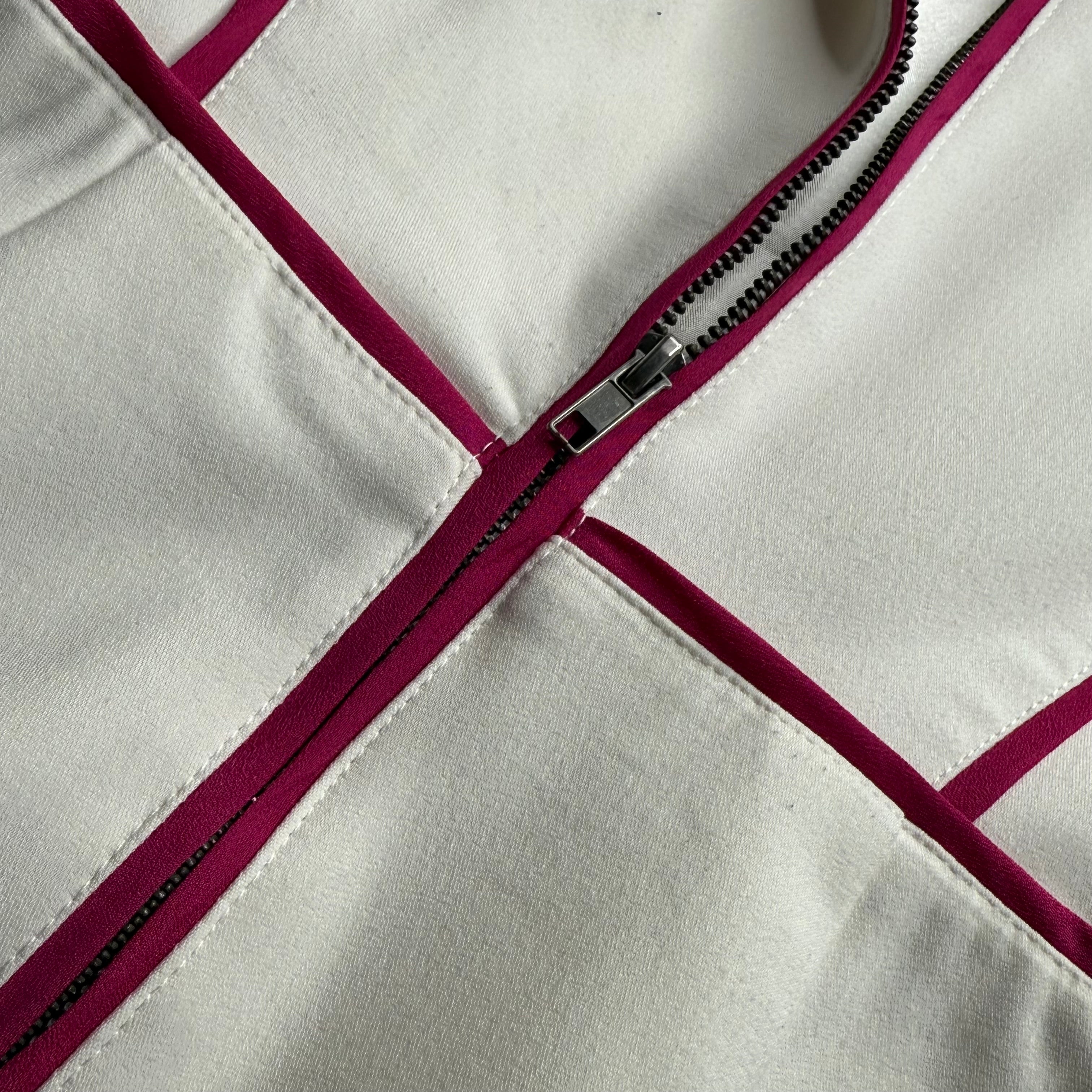 Target Limited Edition White Dress with Pink Contrast Piping
