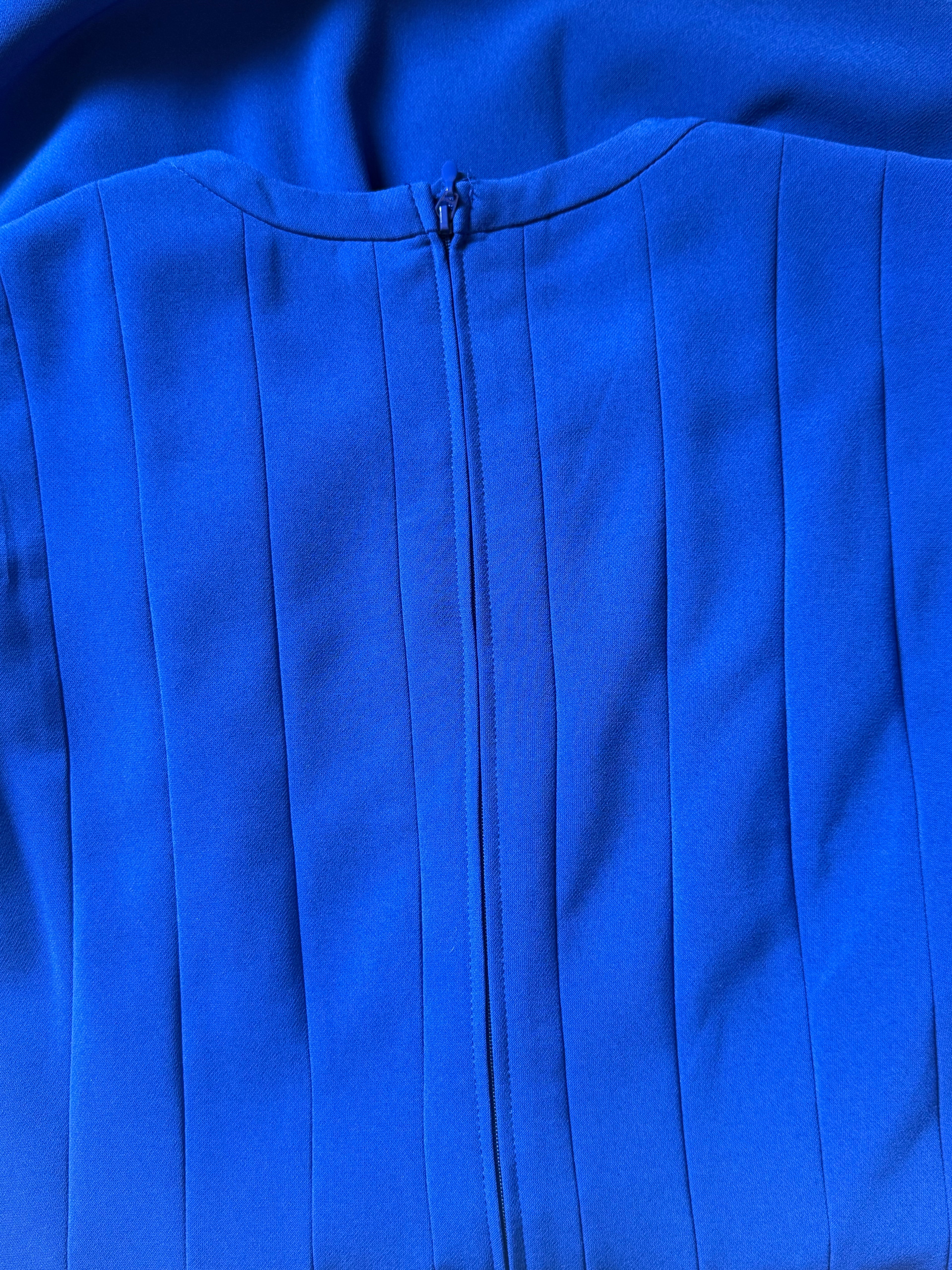 H&M NWT Royal Blue Fit & Flare Dress (US 8)