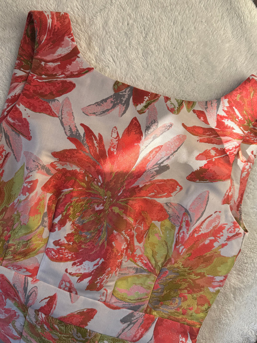 Laura Ashley Sleeveless Floral Sheath Dress | UK 8 | WITH TAG