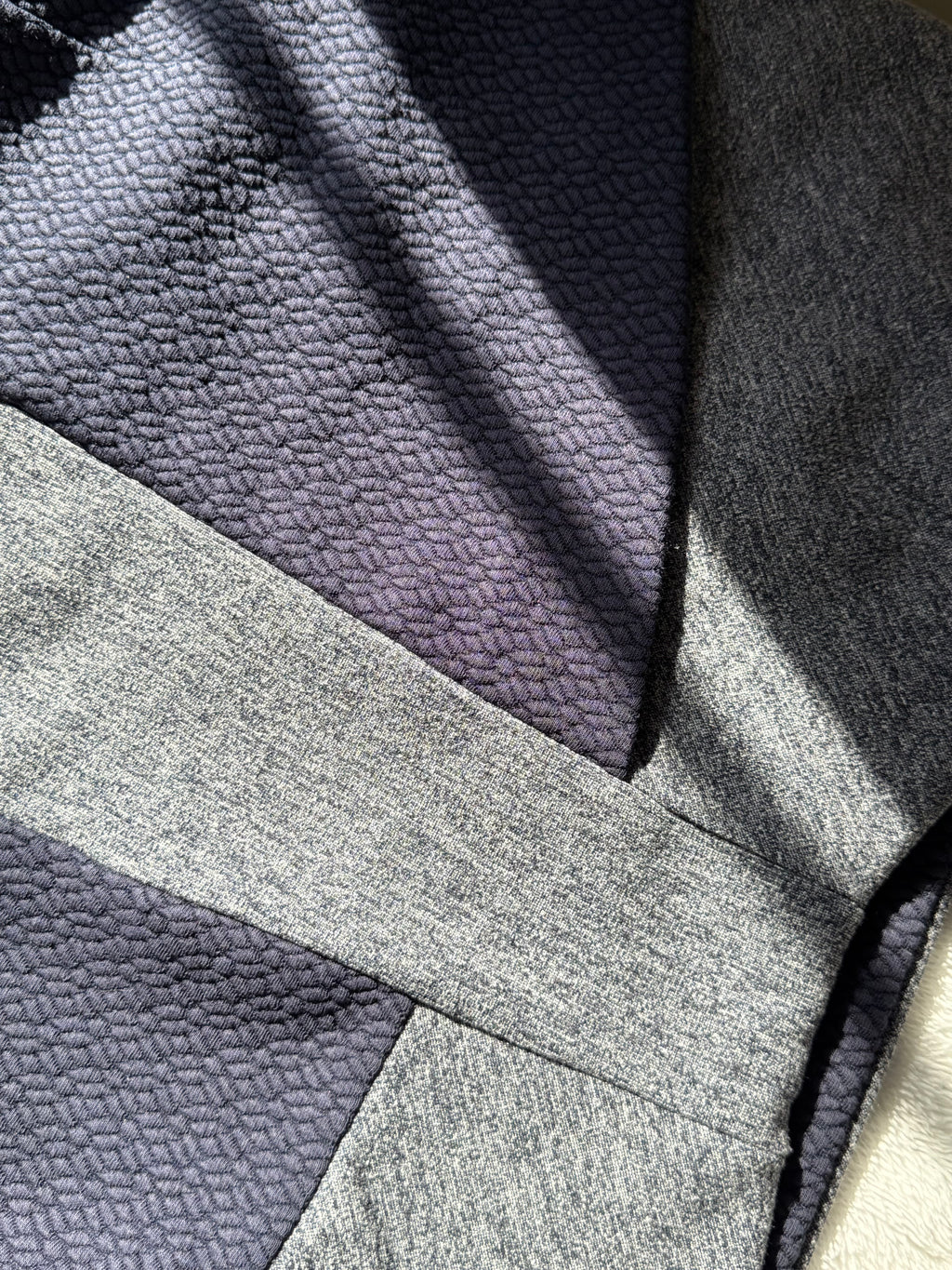 NEXT Color-Block Faux Wrap Dress | UK 8 (Preloved)