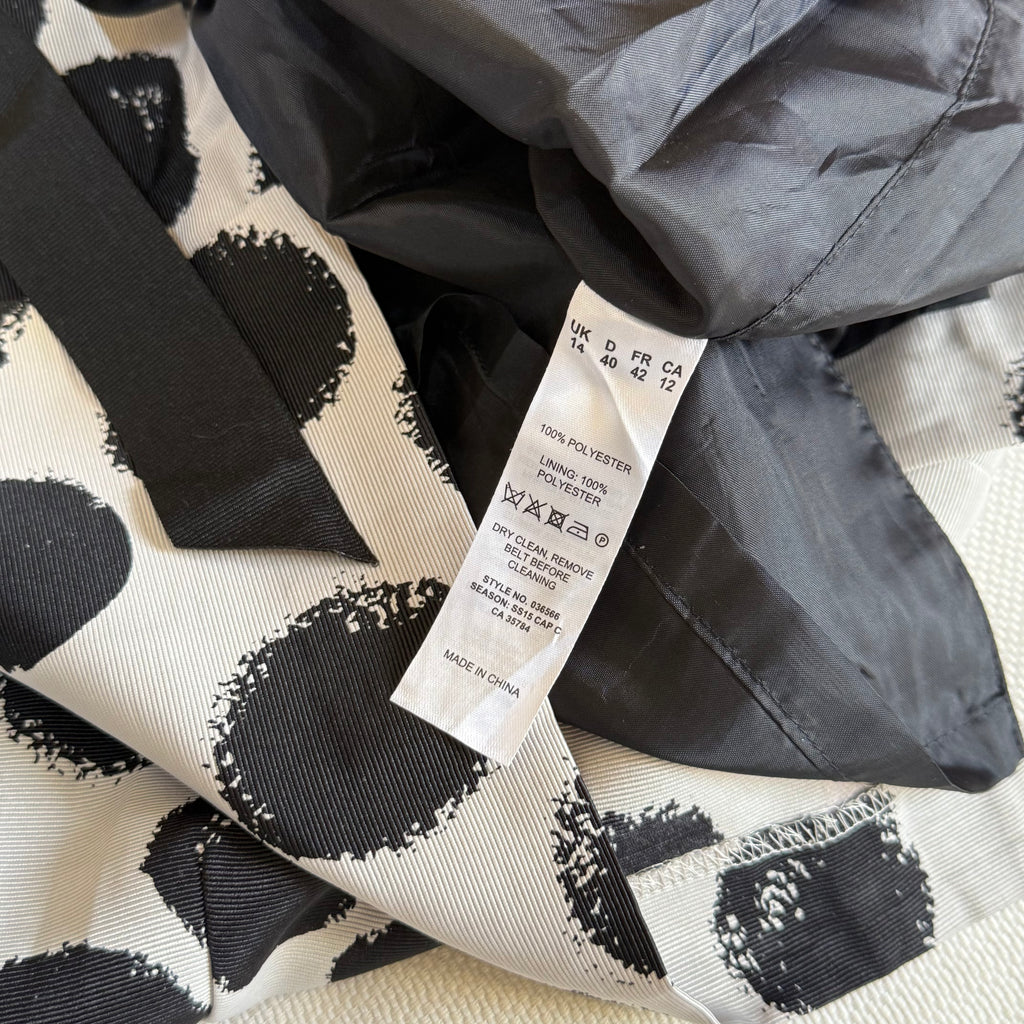 Black & White Polka Dot Dress (XL)