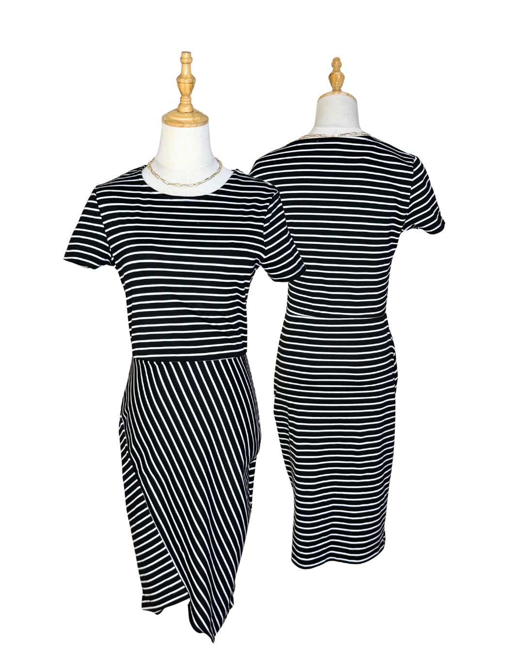 🚀 Trendy Chic: ZARA TRAFALUC Striped Dress (Size M)