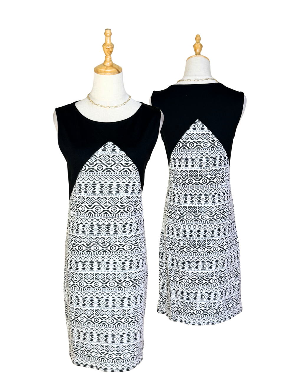 🇫🇷 Parisian Chic: NAF NAF Printed Dress (Size S)