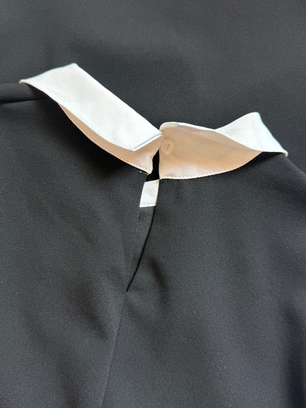 Dorothy Perkins Black Shift Dress | Peter Pan Collar | UK 12