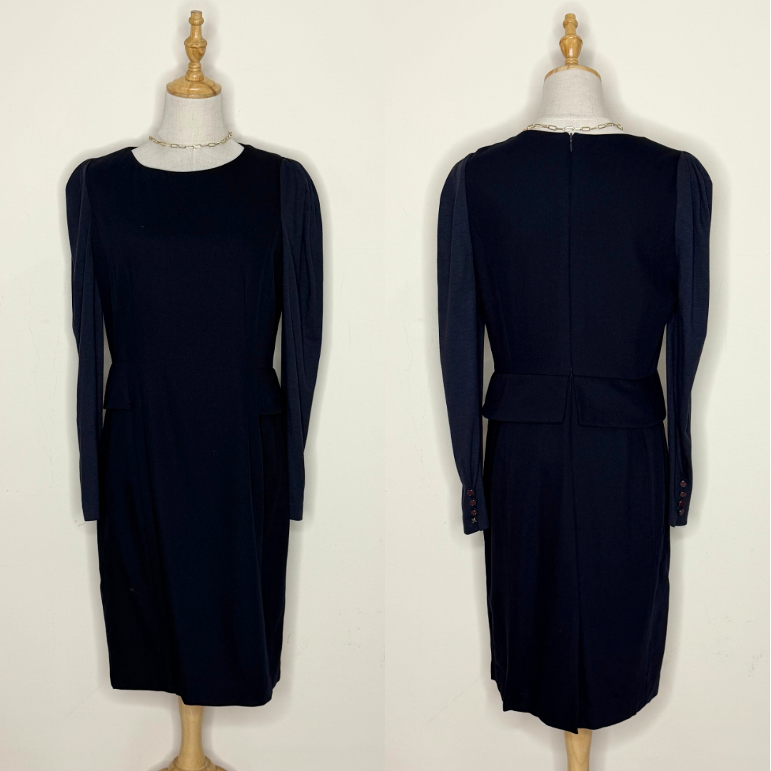 Navy Blue Business Dress (Large)