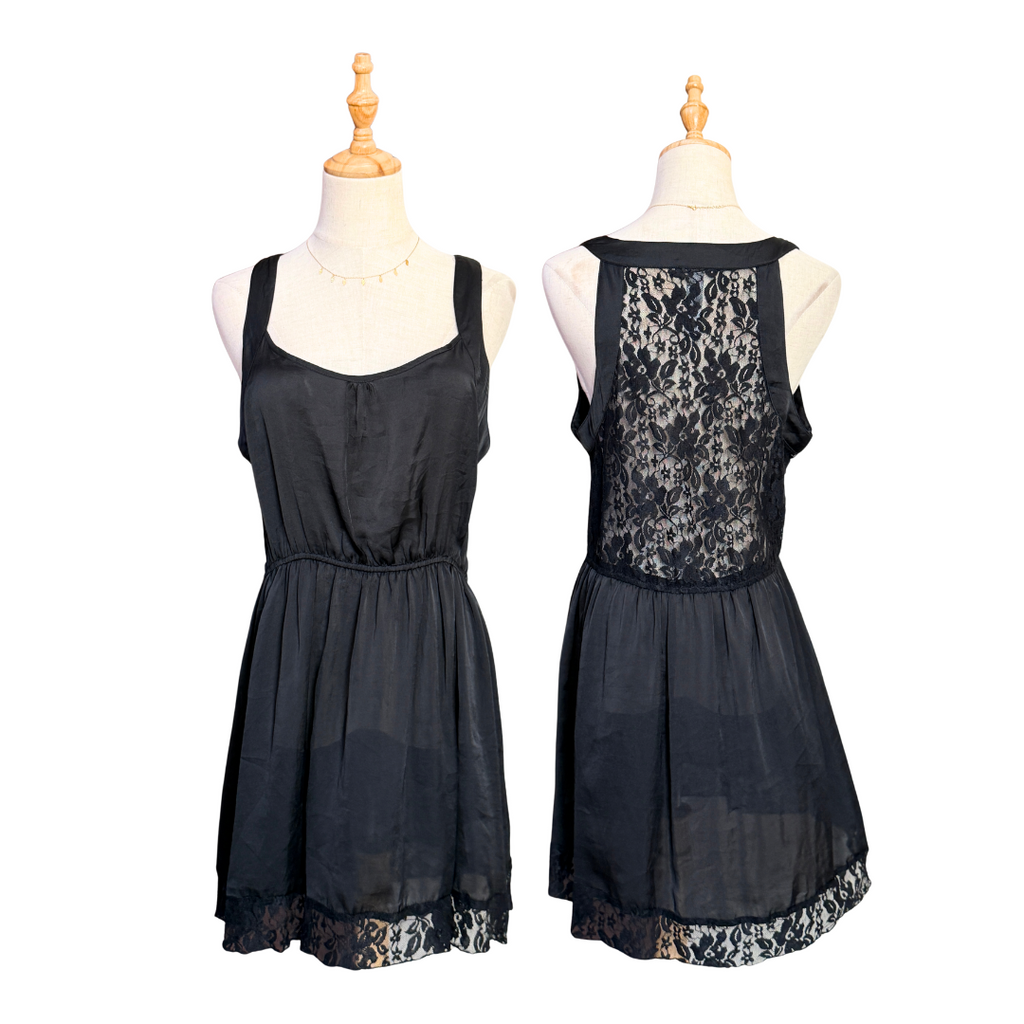 Lace-Back Cami Dress