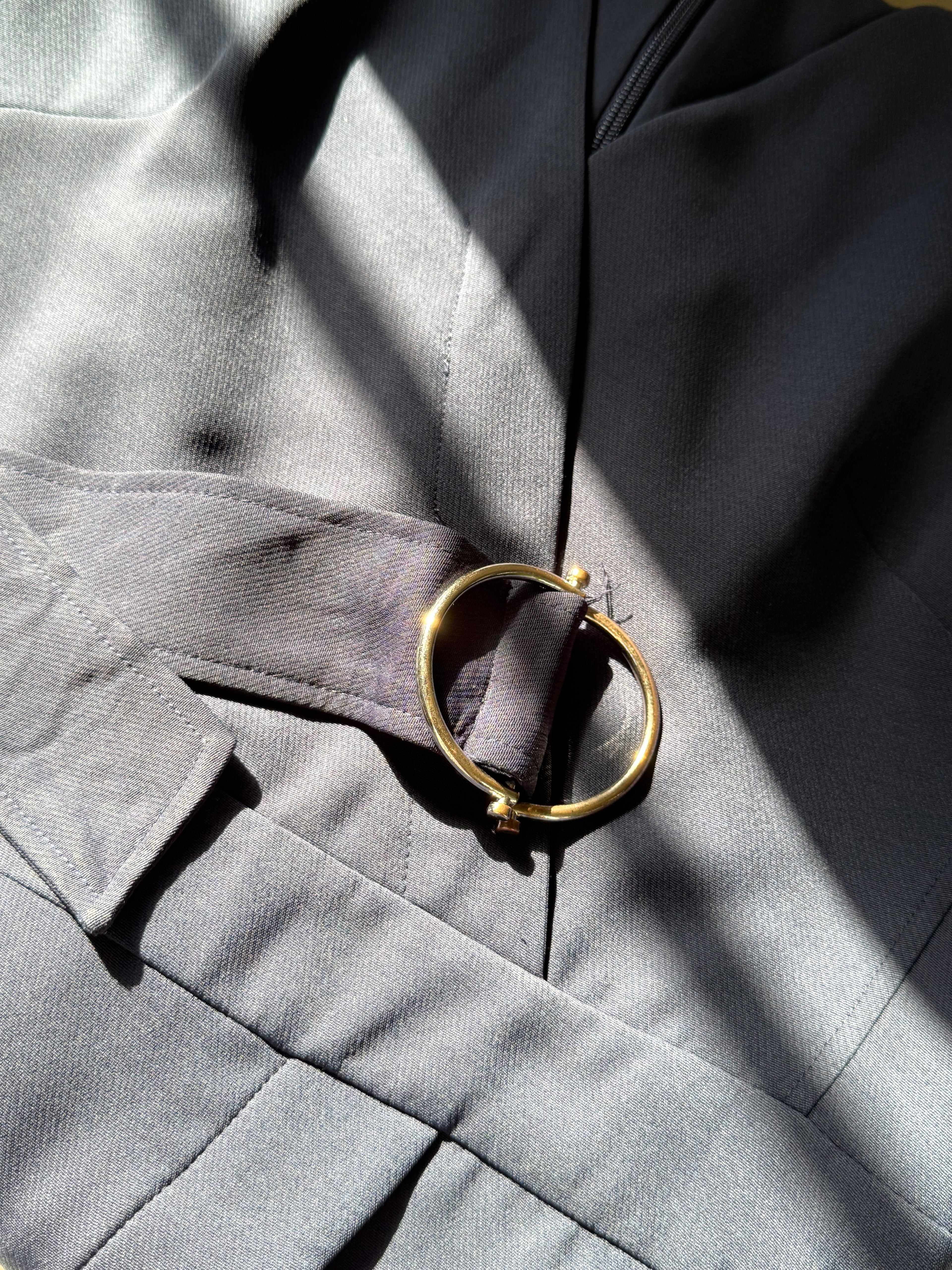 NEXT Tailoring Navy Belted Faux Wrap Dress | UK 12