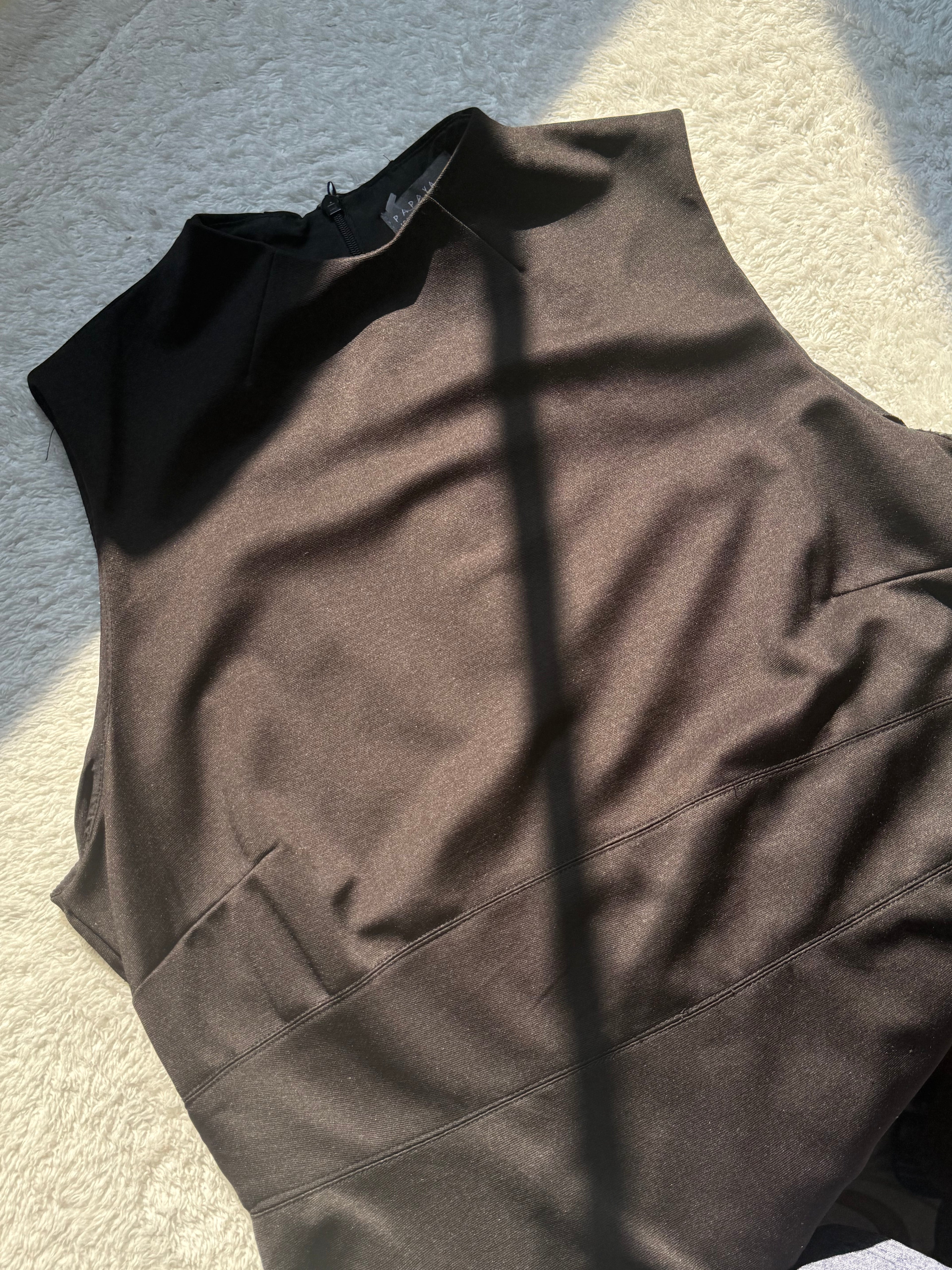 ✨ Smart Chic: PAPAYA Preloved Black Workwear Dress