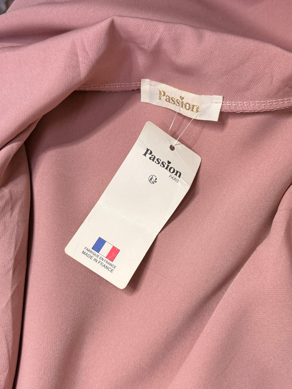 Passion Paris Rose Pink Drawstring Trench Midi Dress – Size M / UK 10 | NWT