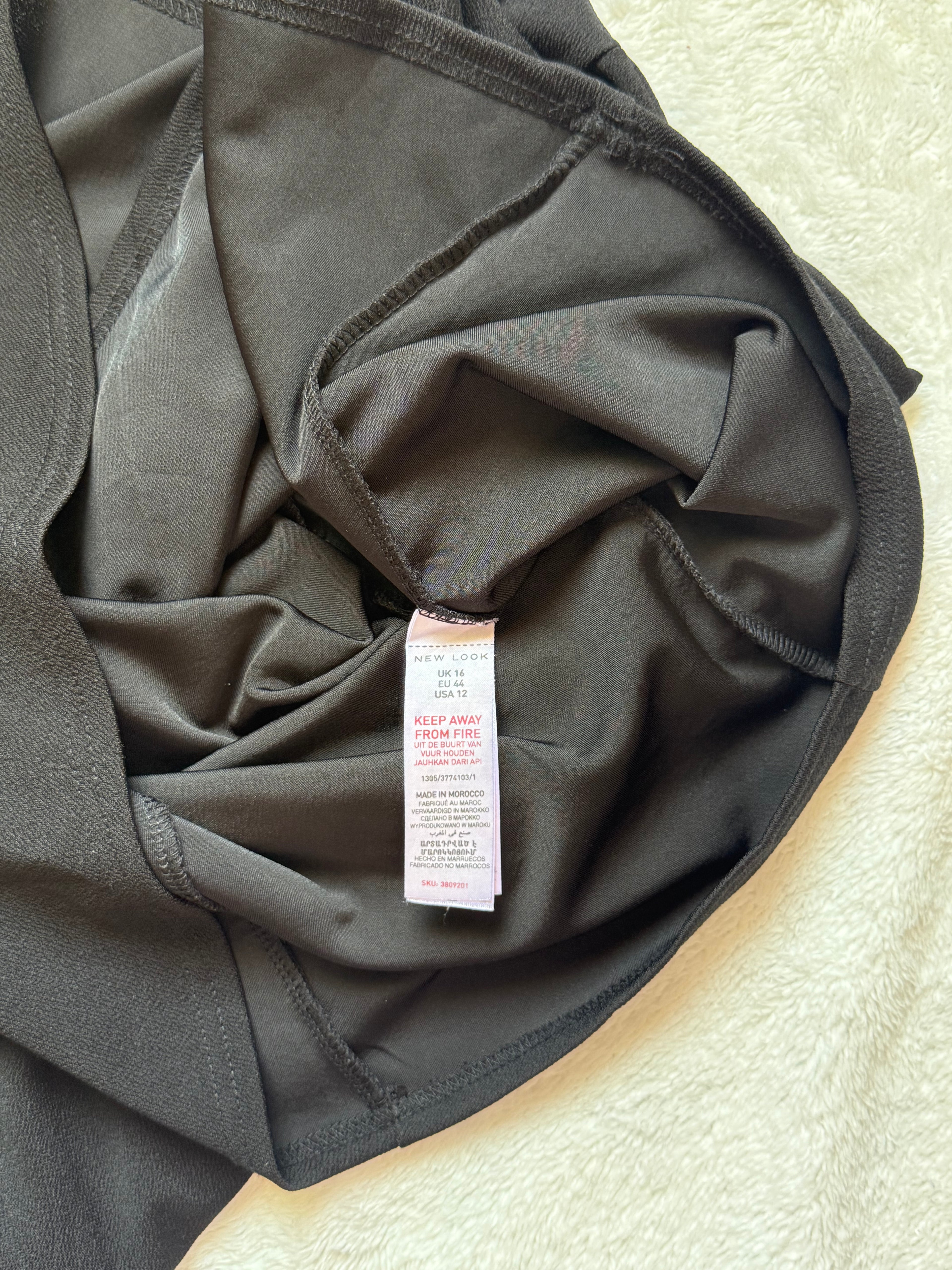 🖤 Elegant Preloved Find: The New Look Bardot Dress (UK 16)
