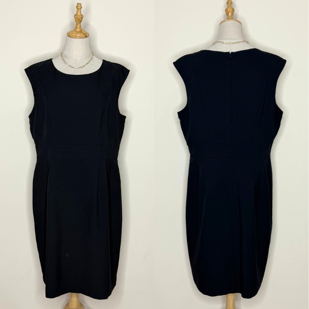 Timeless Black Sleeveless Dress (18 / 3XL)