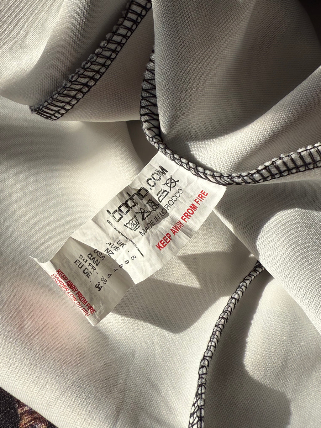 Elegant Preloved BOOHOO Floral Midi Dress - UK 8 for 25 AED!