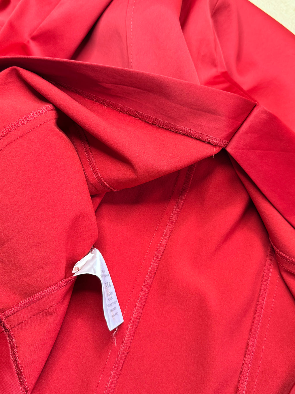 Next Strapless Panel-Stitched Red Midi Sheath Dress (Size UK 14 / EUR 42)