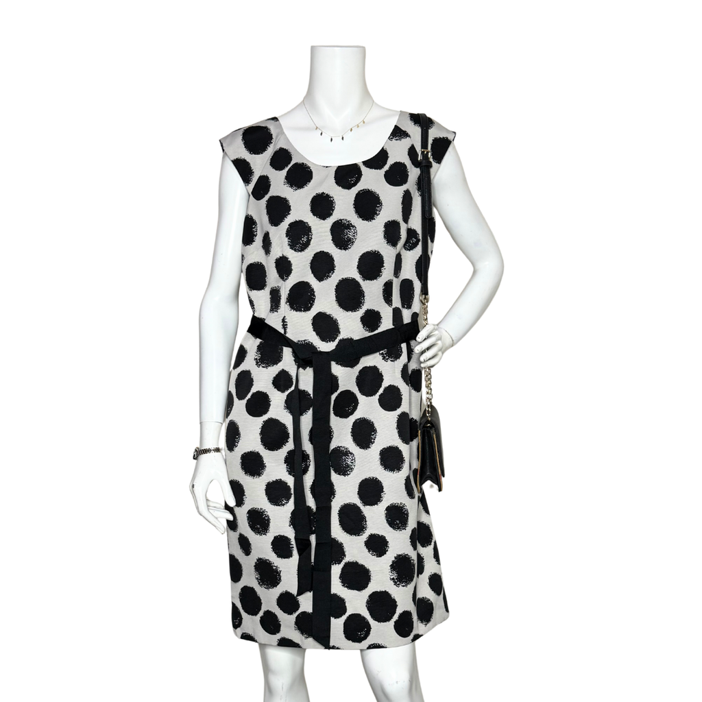 Black & White Polka Dot Dress (XL)