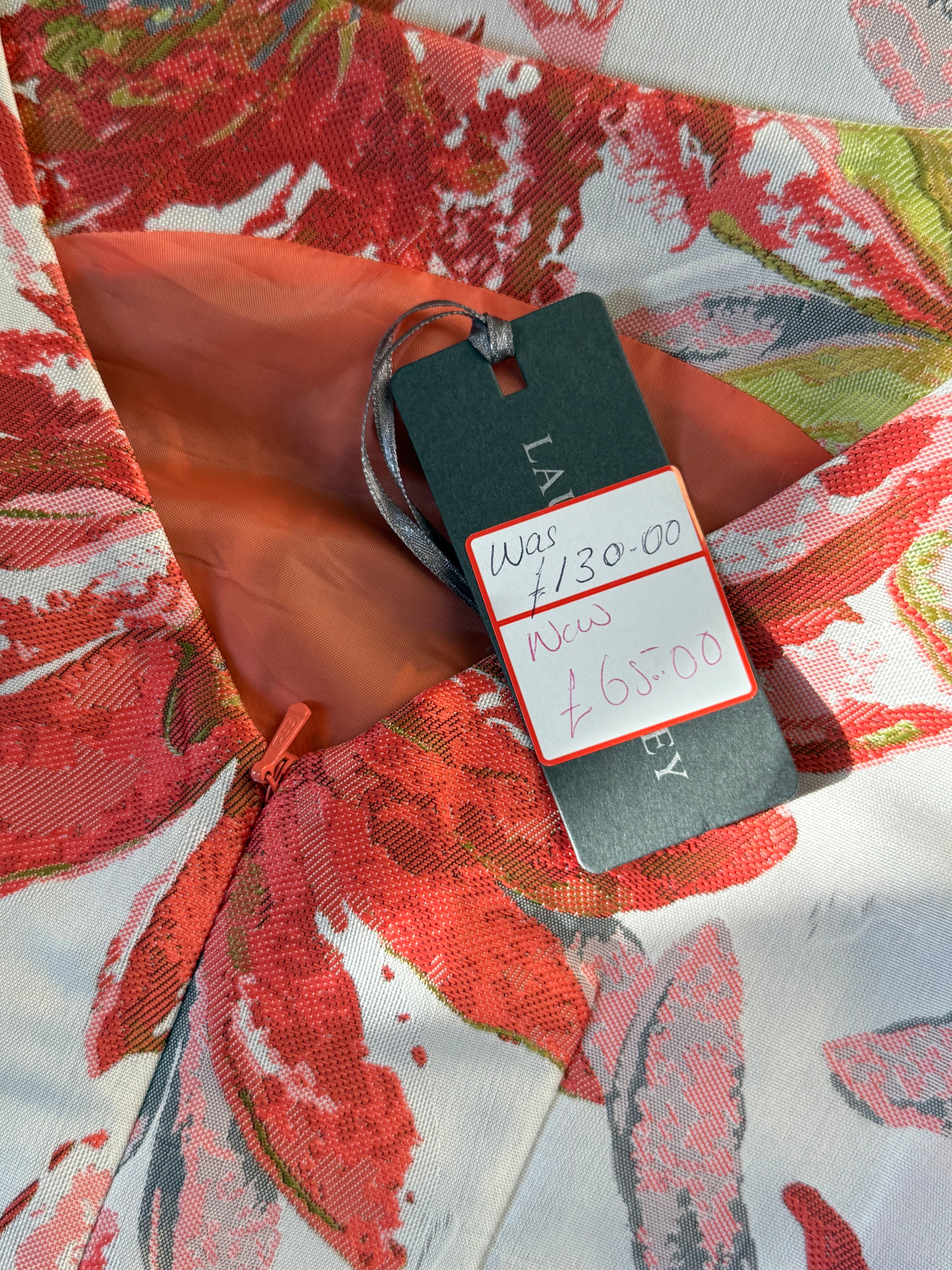 Laura Ashley Sleeveless Floral Sheath Dress | UK 8 | WITH TAG