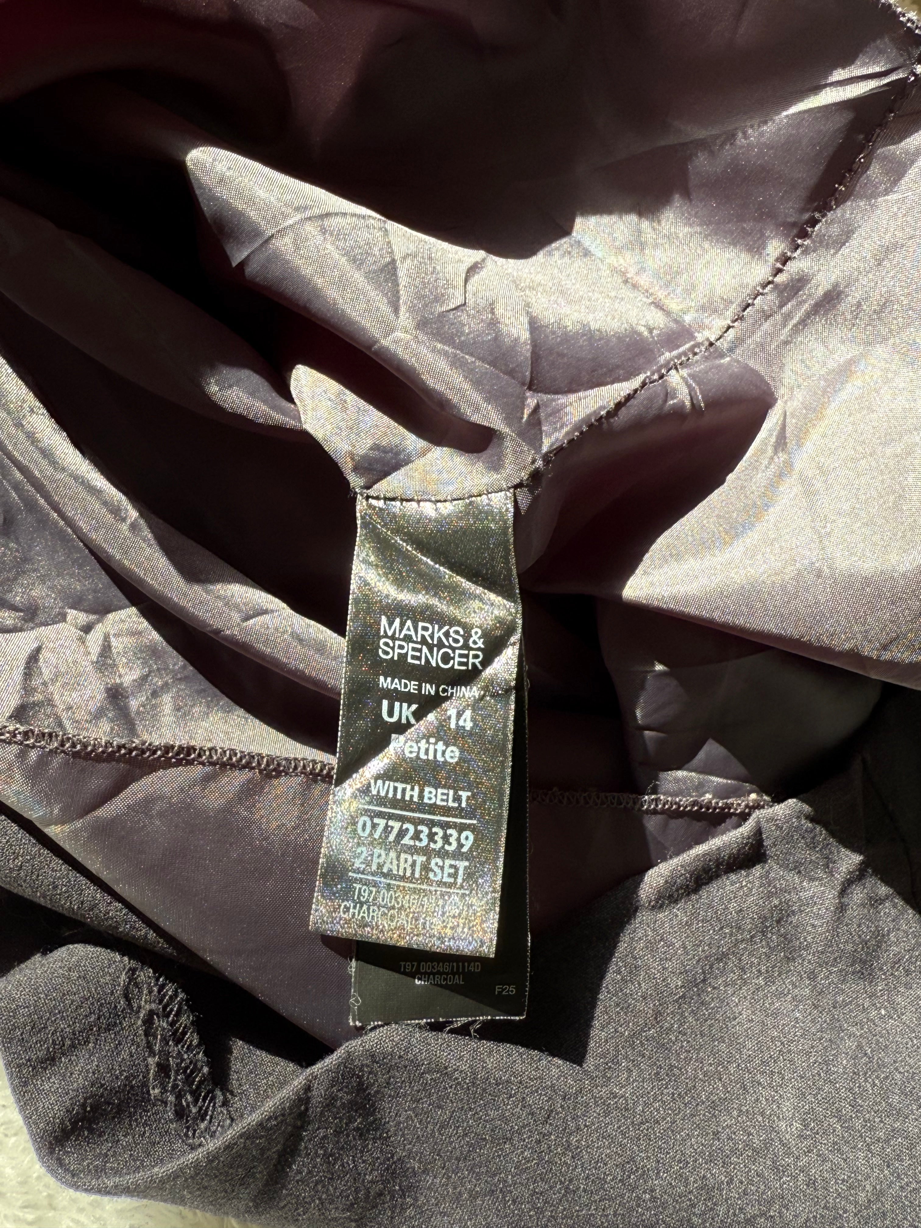 Classic Black Shift Dress by MARKS & SPENCER - Preloved UK 14