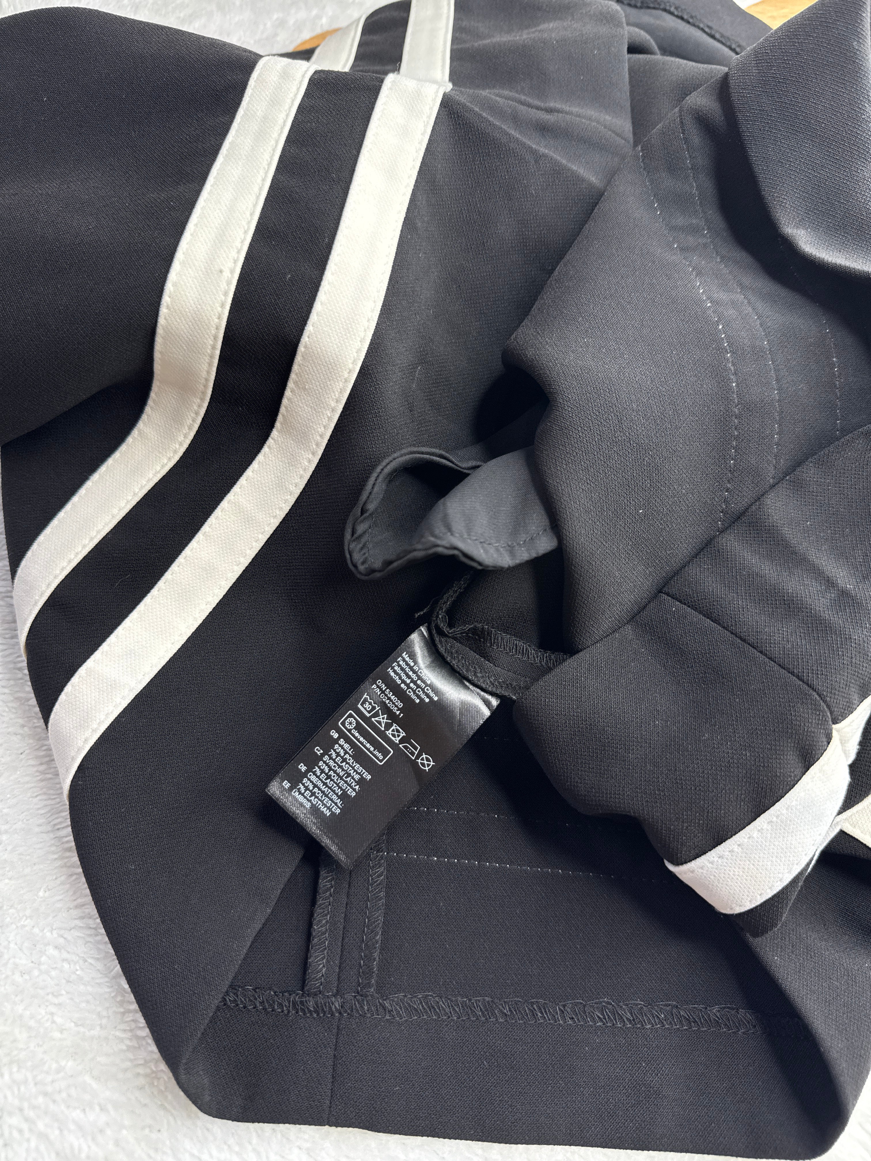 H&M Black & White A-Line Dress (US 6 / Small)