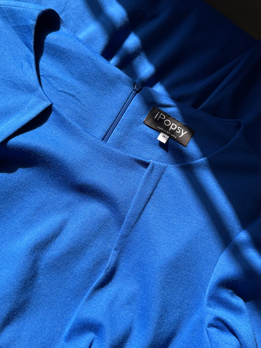 IPOPSY Vibrant Blue Day Dress | UK 16 (Preloved)