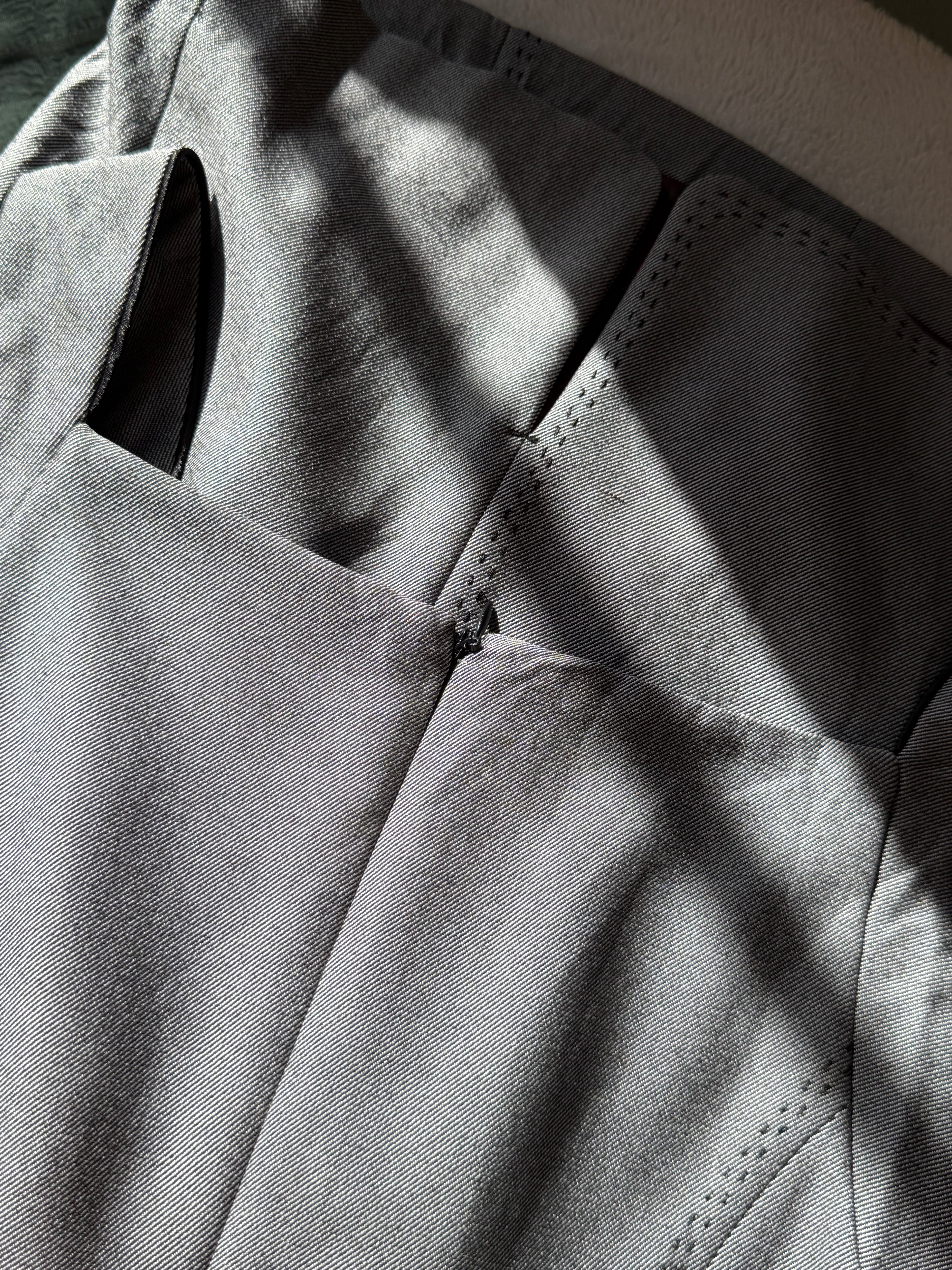 Senorita Grey Mini Dress (Size 12) - Like New, High Movement Fabric | Workwear & Evening Dress