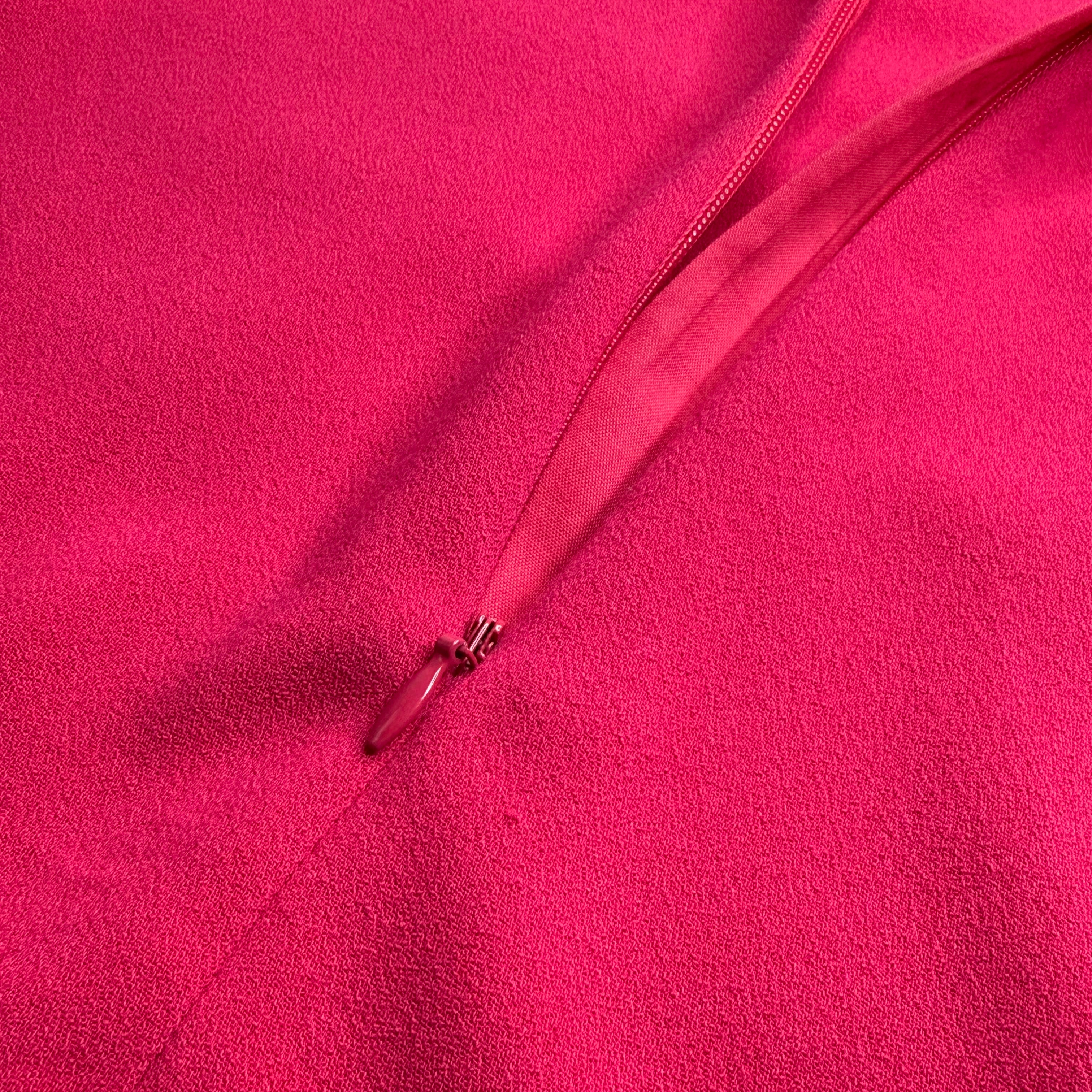 Next Bold Pink V-Neck Sleeveless Midi Dress