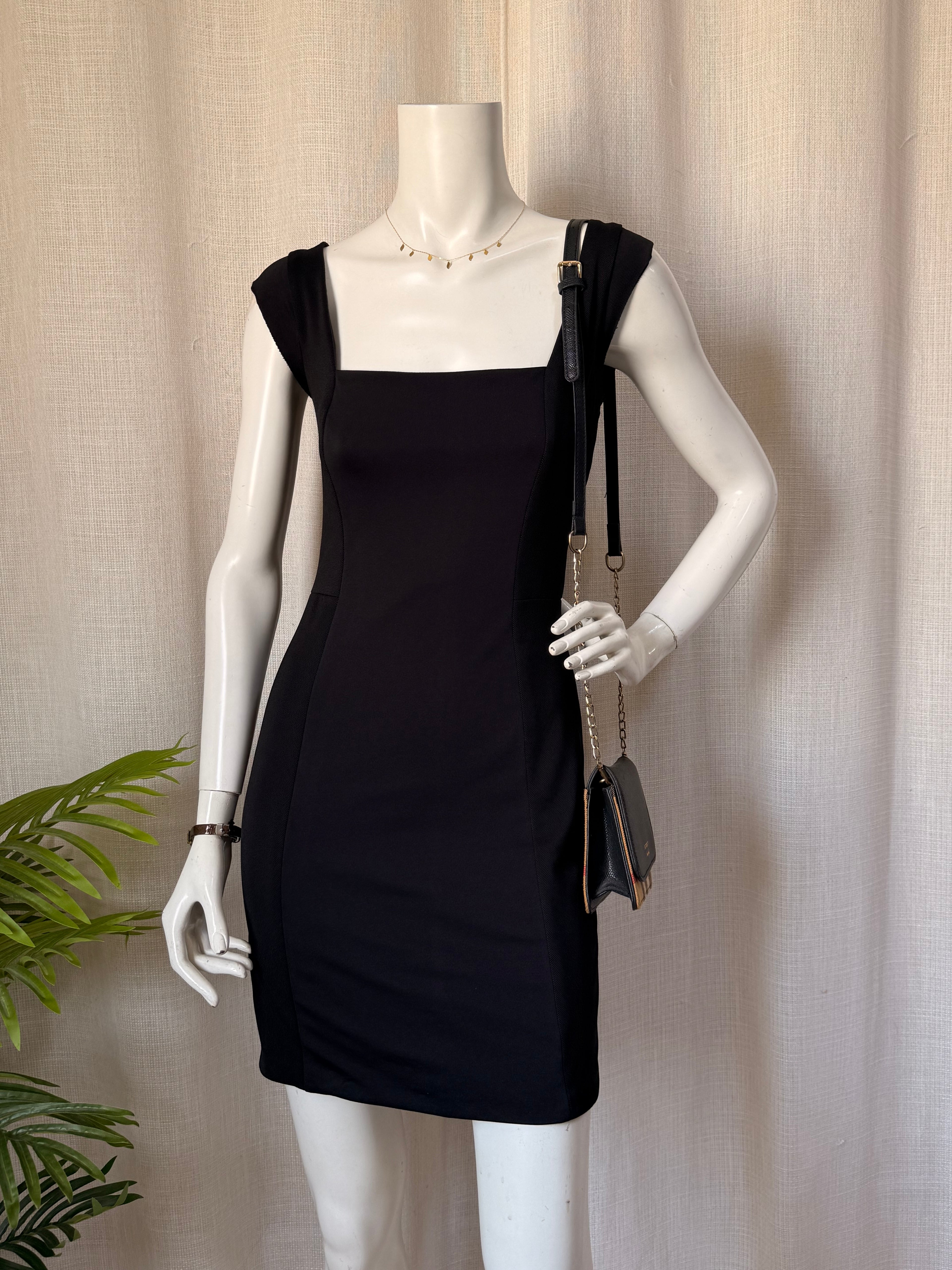 Mango Collection Black Sheath Dress | Size S