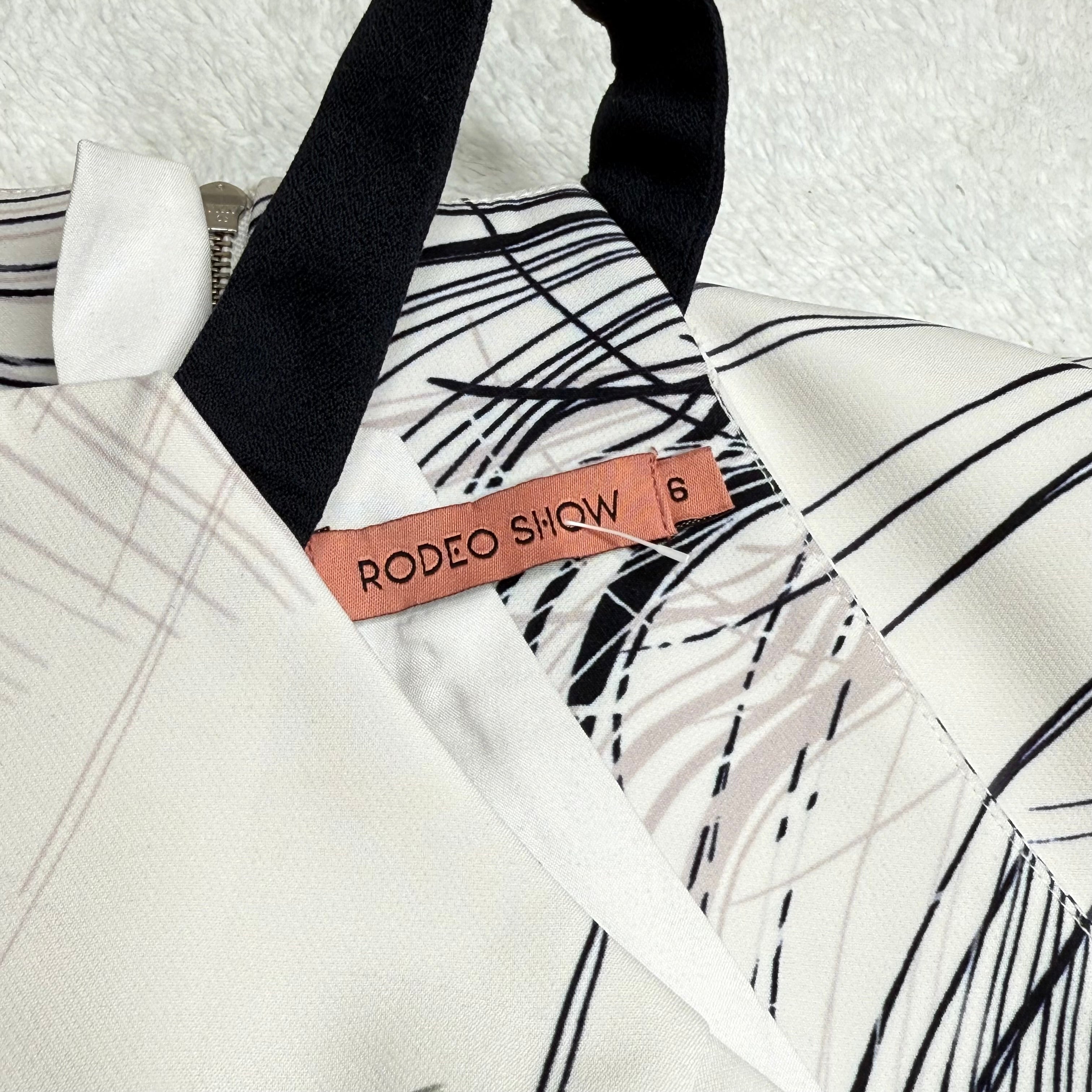 RODEO SHOW Halterneck Print Dress (XS)