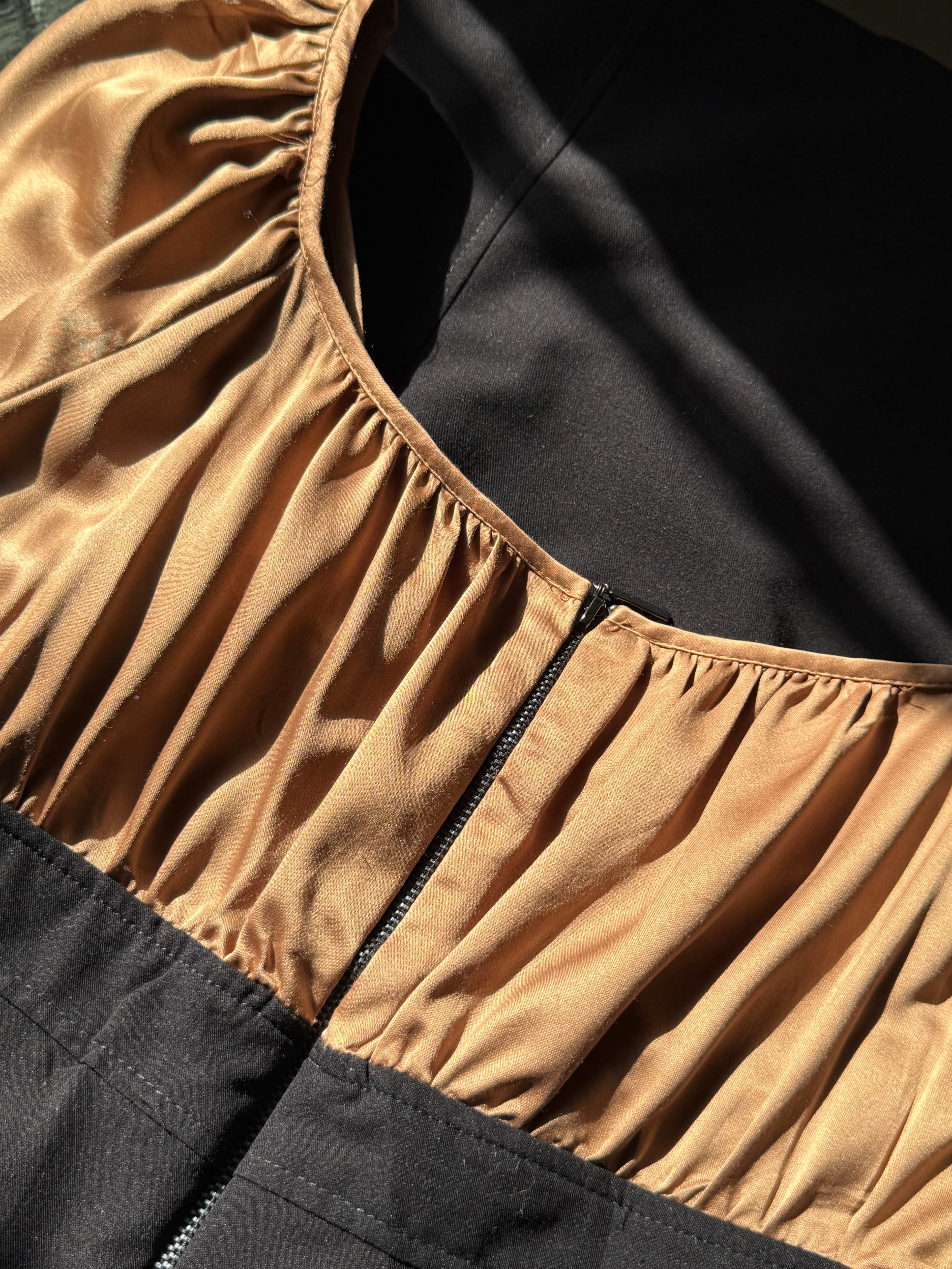 STAR BY JULIEN MACDONALD Black & Gold Dress | UK 14