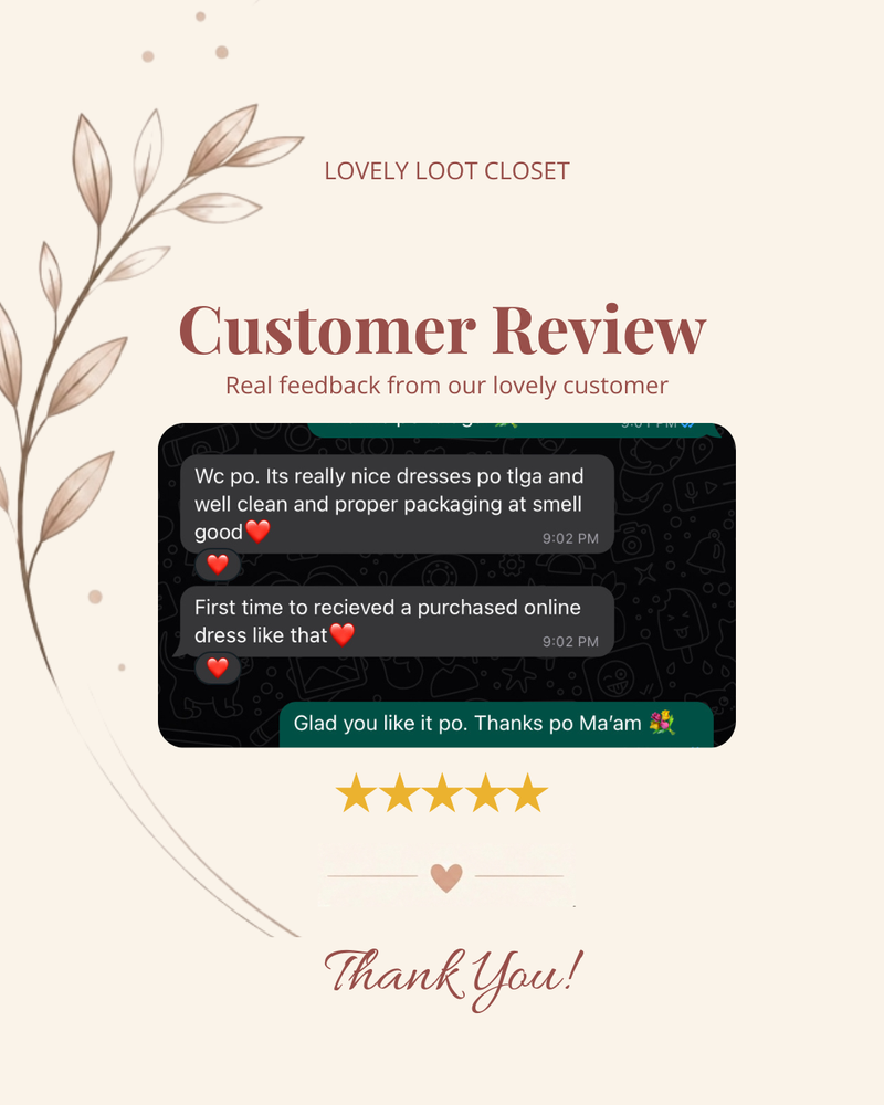 Customer feedback 2