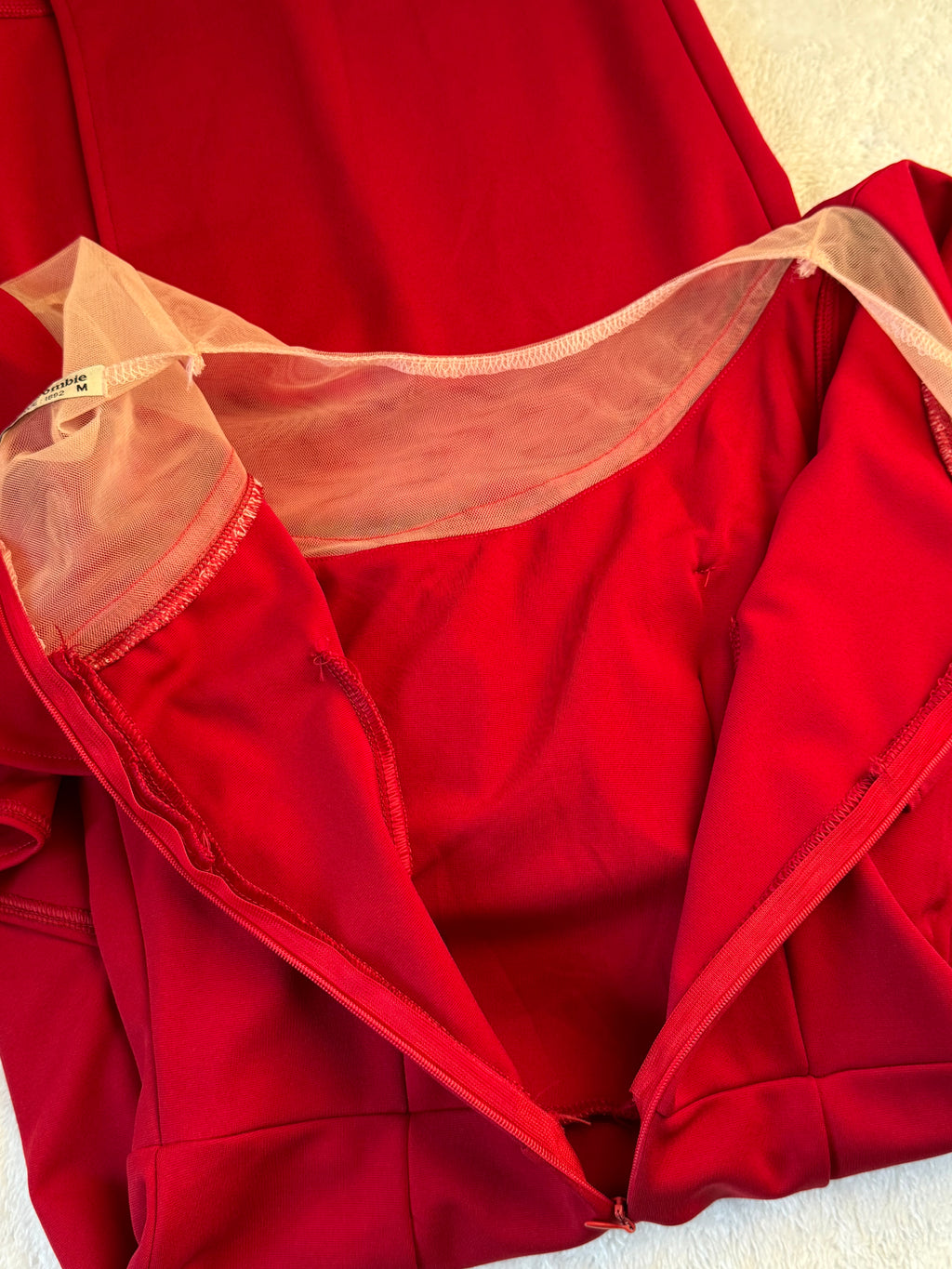 Abercrombie Ruffle Slit Midi Dress | MEDIUM