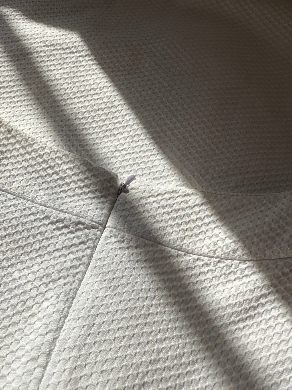 Crisp Preloved PURE White Dress - UK 16 for 45 AED