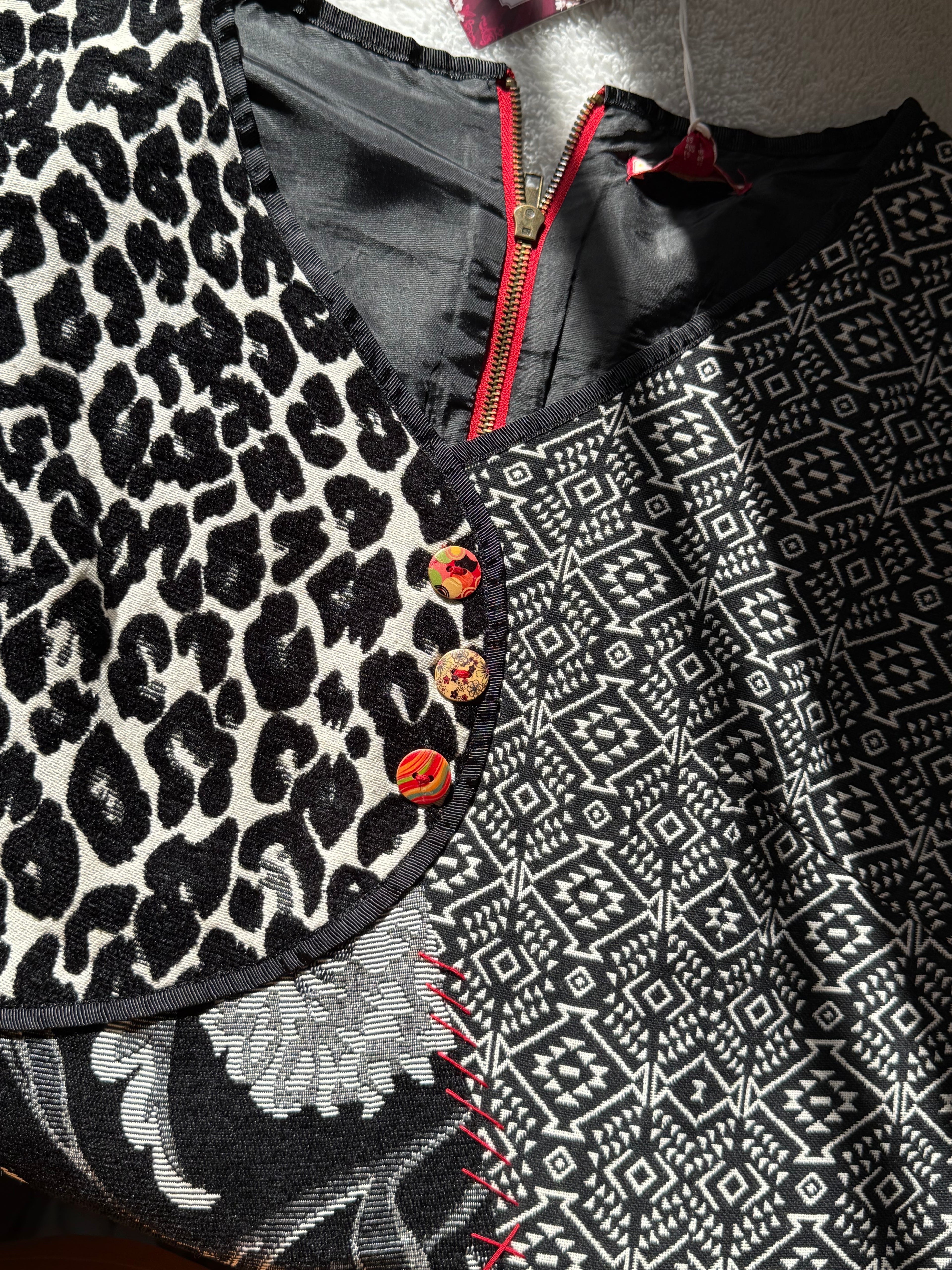 Joe Browns Quirky Patchwork Tunic Dress | UK 8 - WITH TAGS