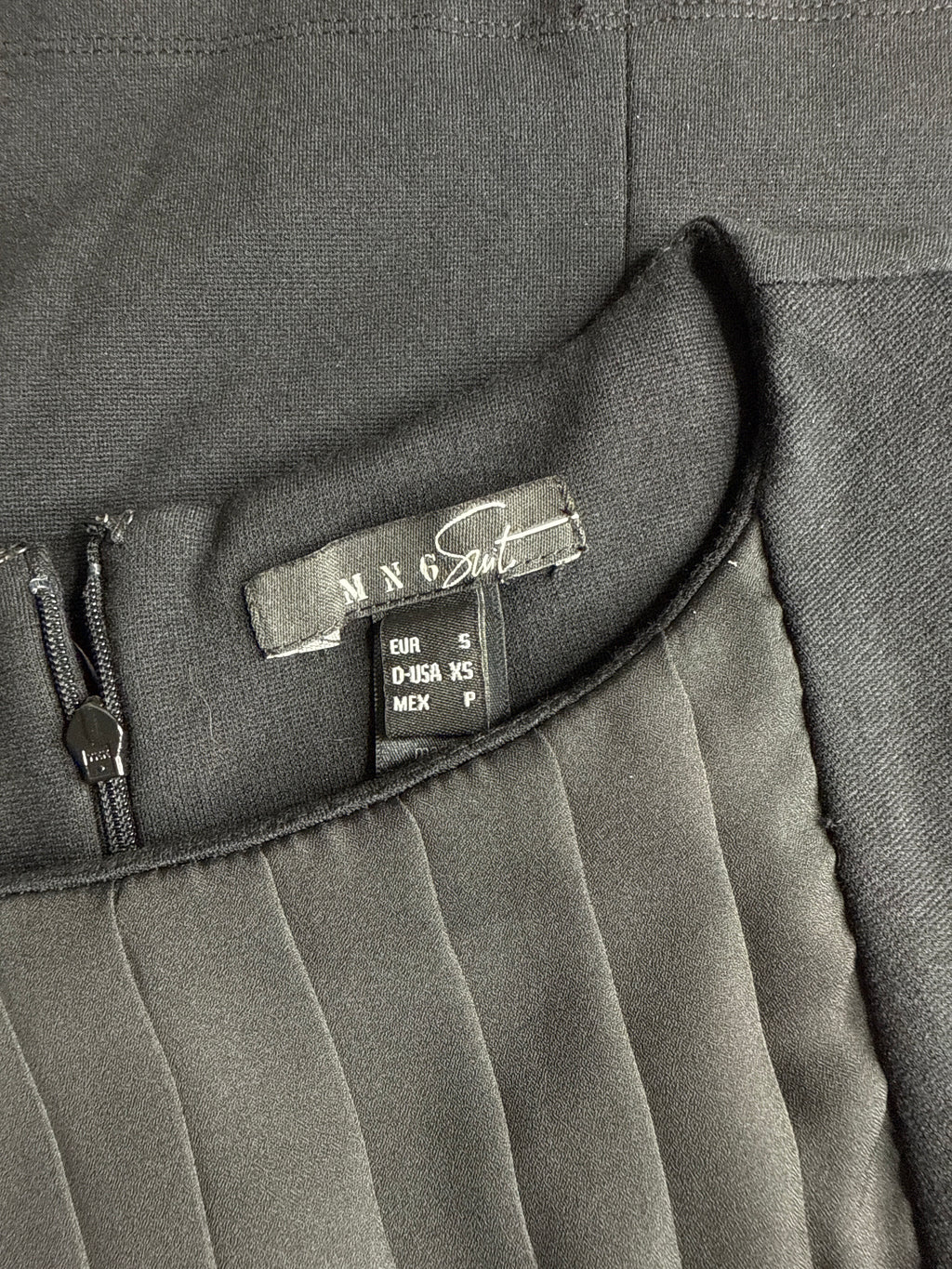 Mango Black Sleeveless Mini Dress (Small)