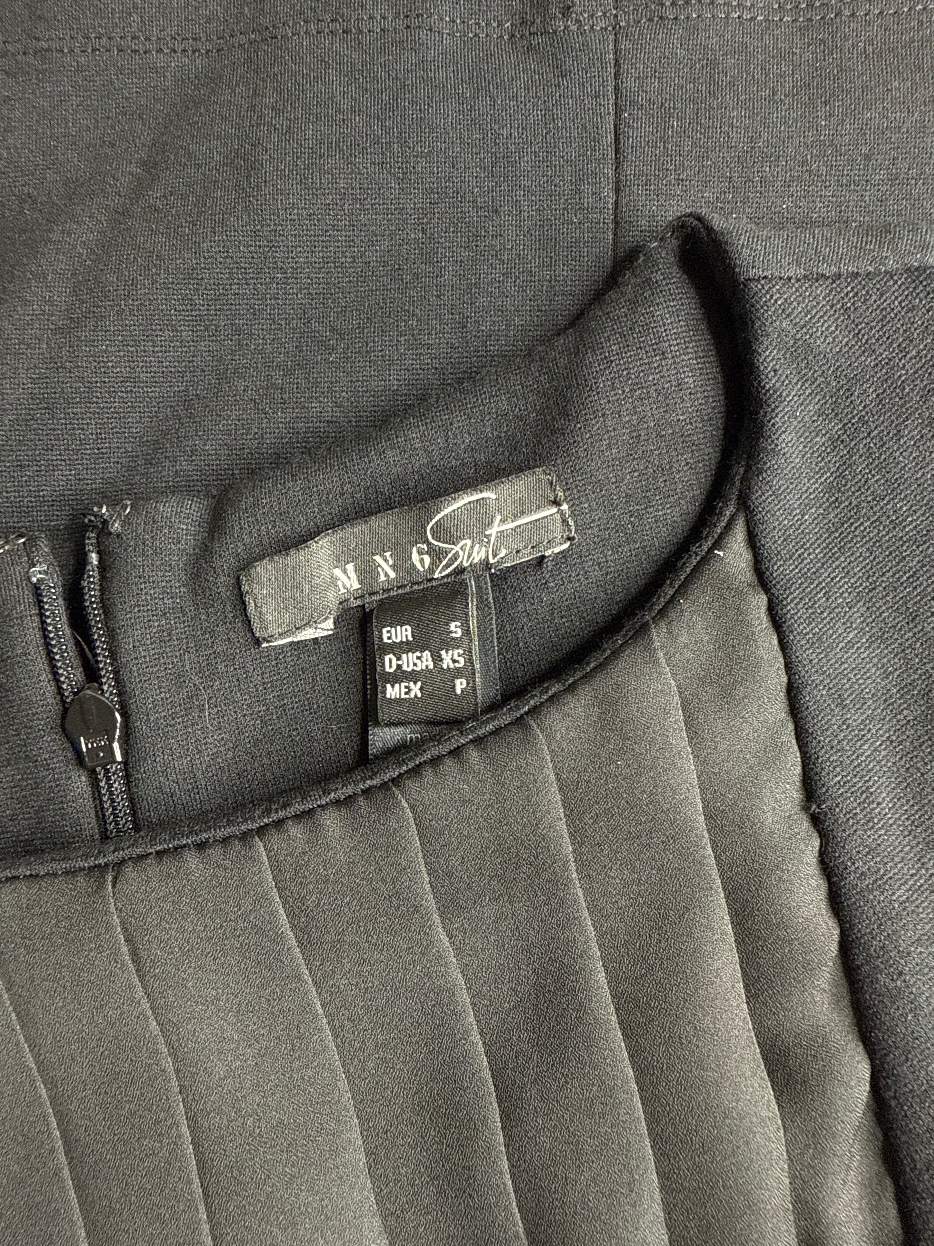 Mango Black Sleeveless Mini Dress (Small)