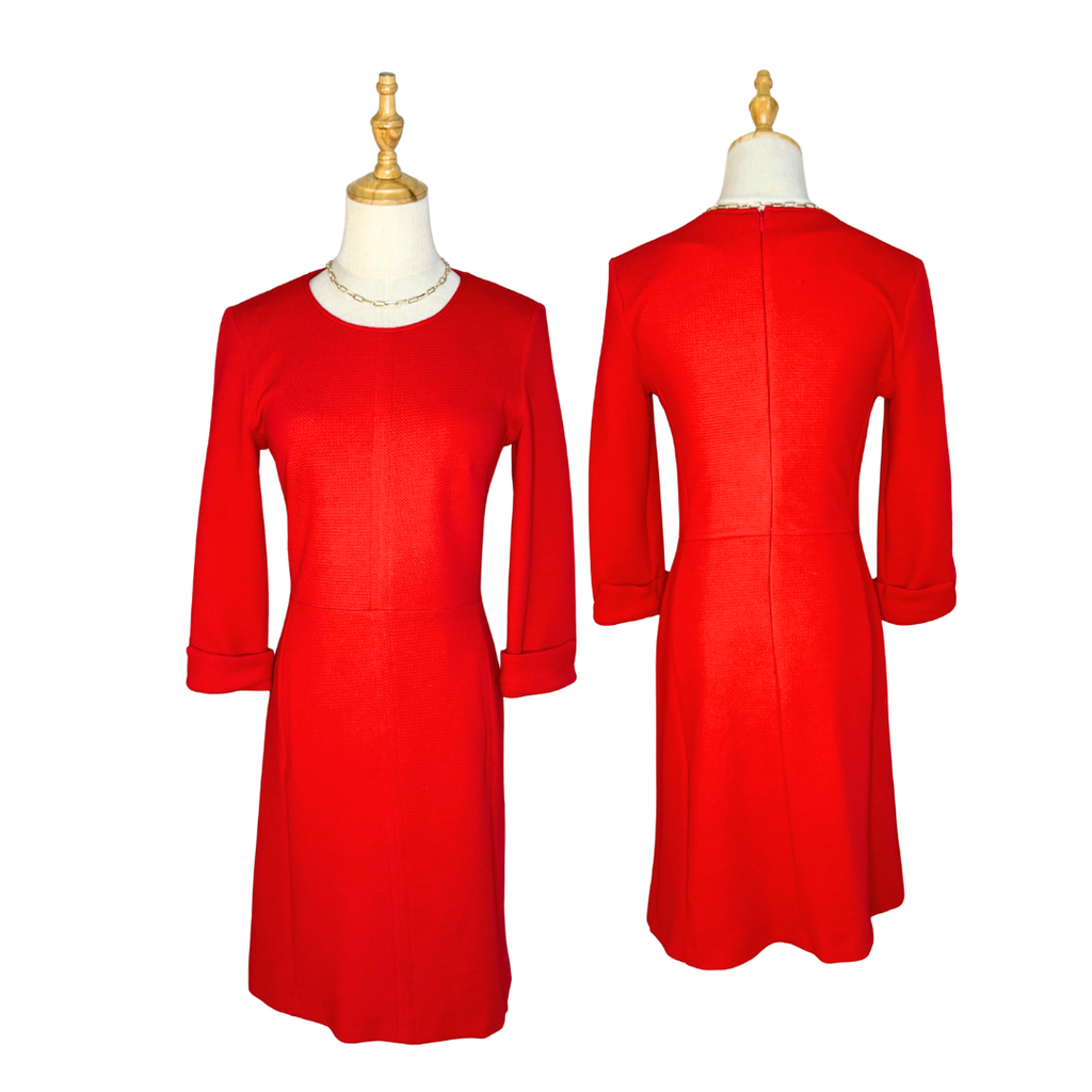 Striking Red TU Woman A-Line Dress | Size 12