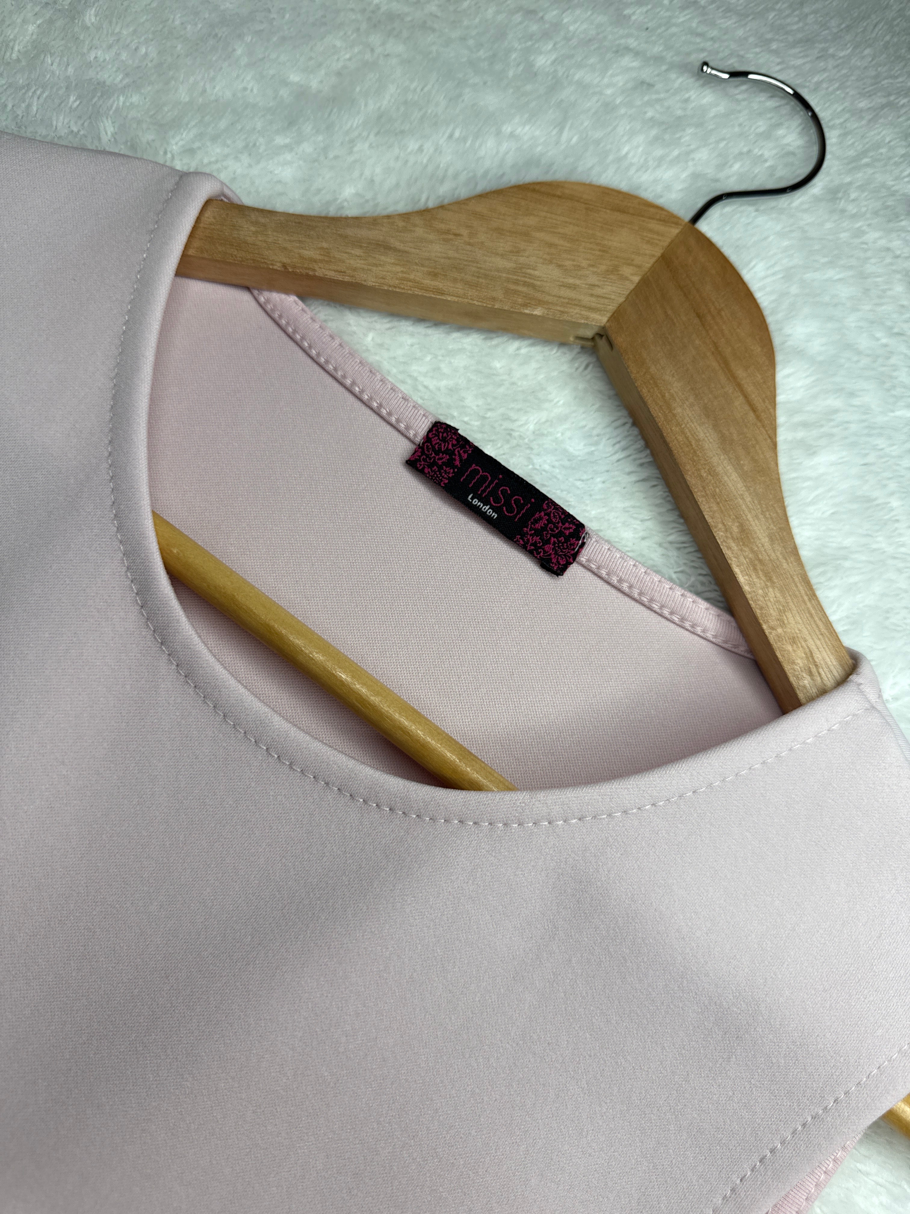 Missi London Tri-Color Bodycon Dress (UK 10 / Medium)