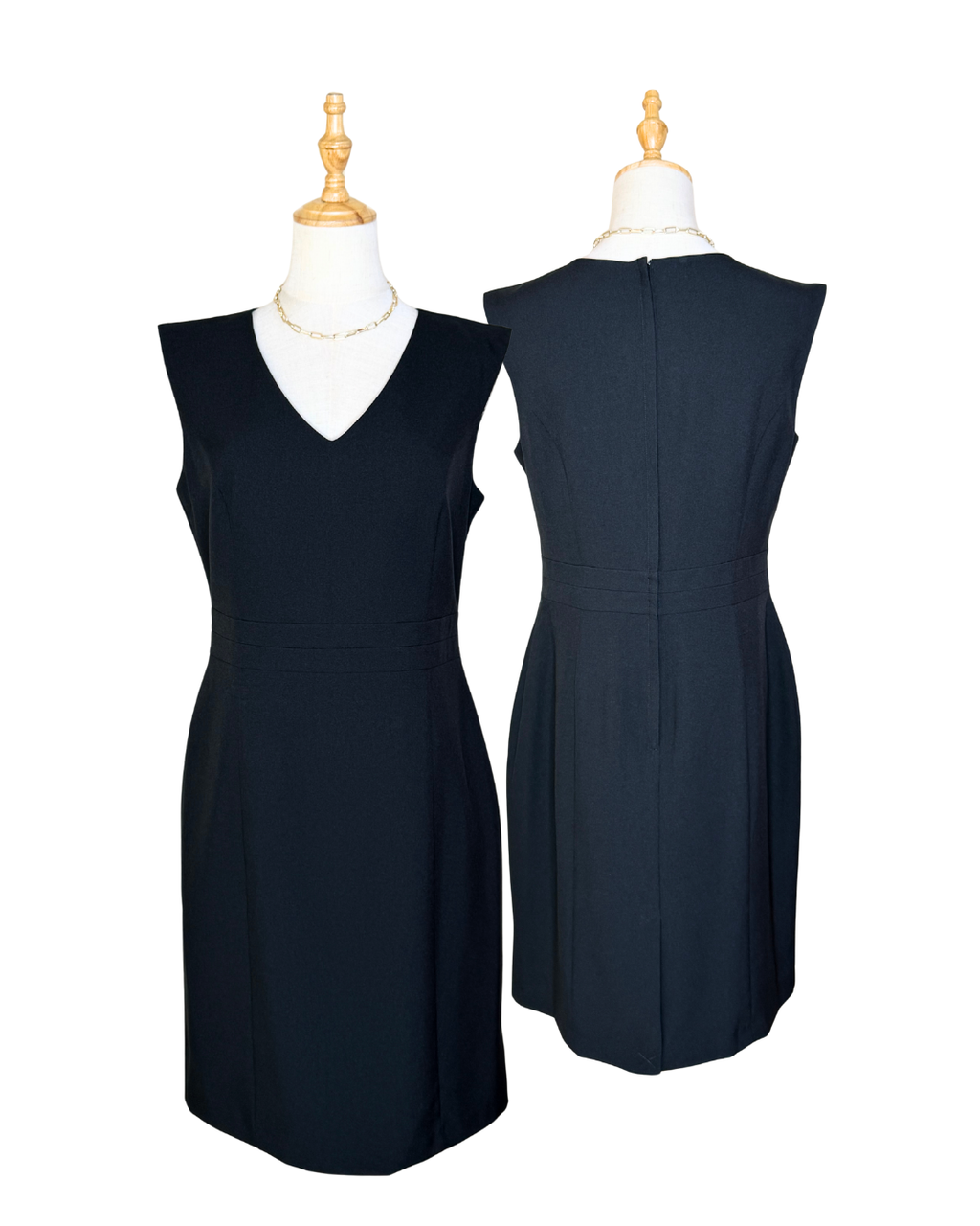 Target Collection Black V-Neck Sheath Dress | UK 12