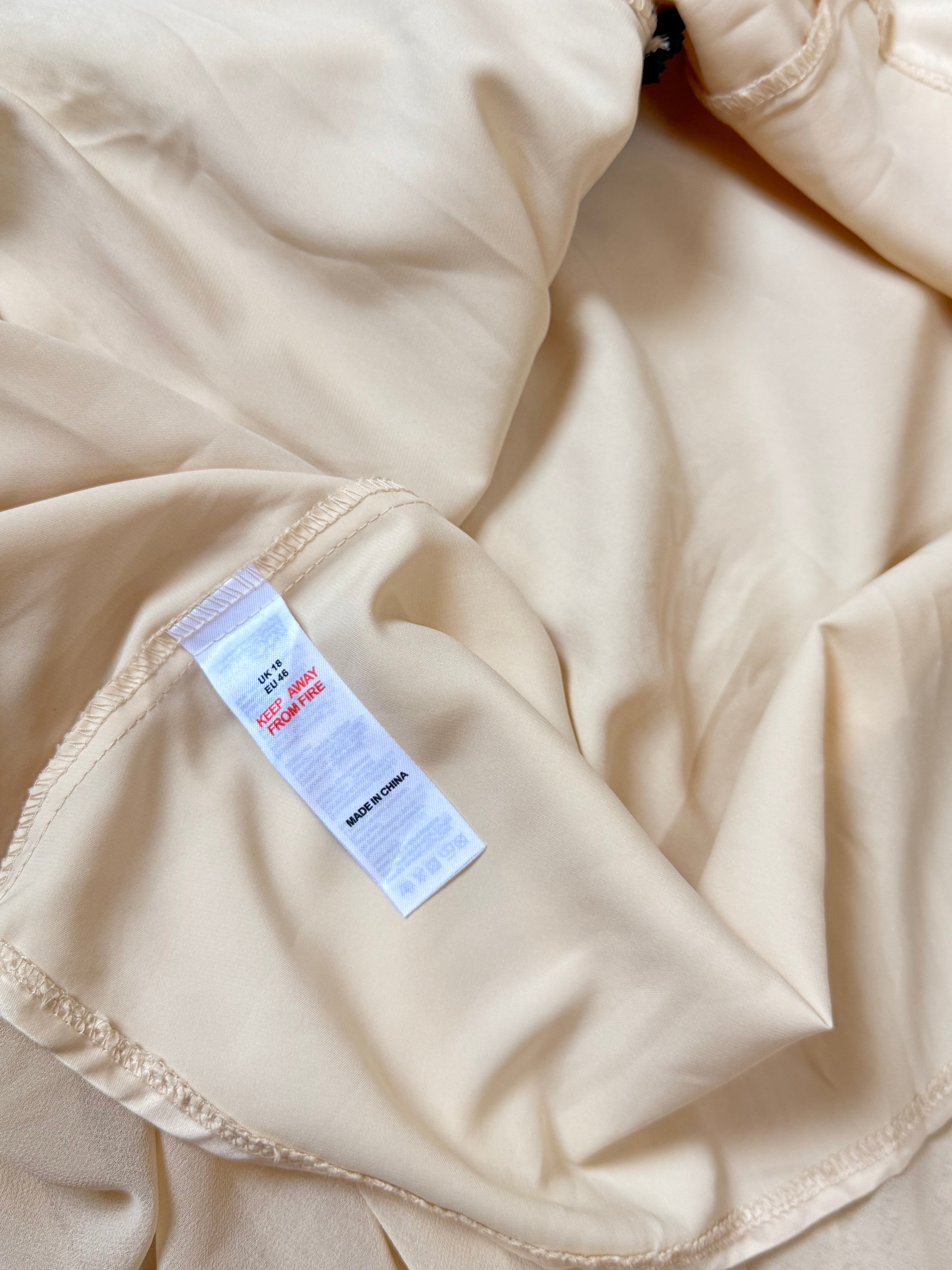 Black Lace & Cream Skater Dress by Little Mistress - Women’s Size 18 - New with Tags