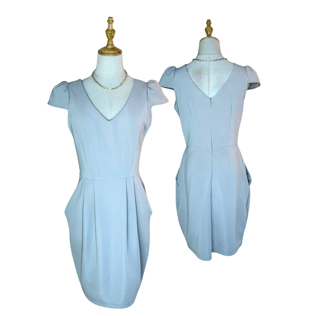 Chic Tempt V-Neck Sheath Dress | LARGE