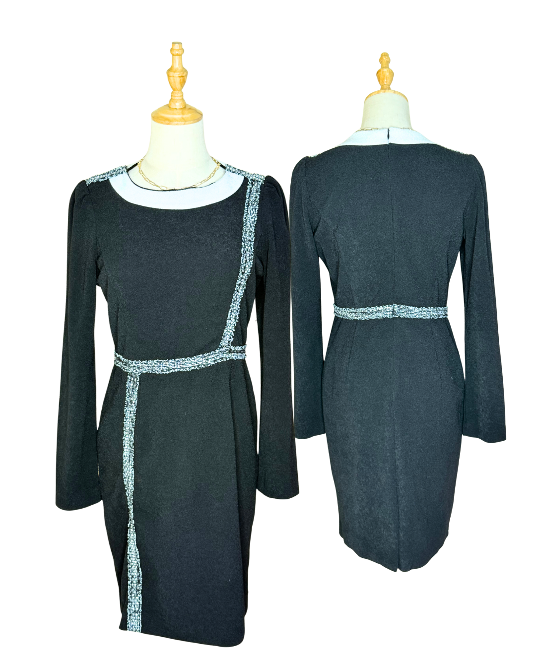 🧵 Tailored Chic: JOBIS Color-Block Sheath Dress (UK 14)