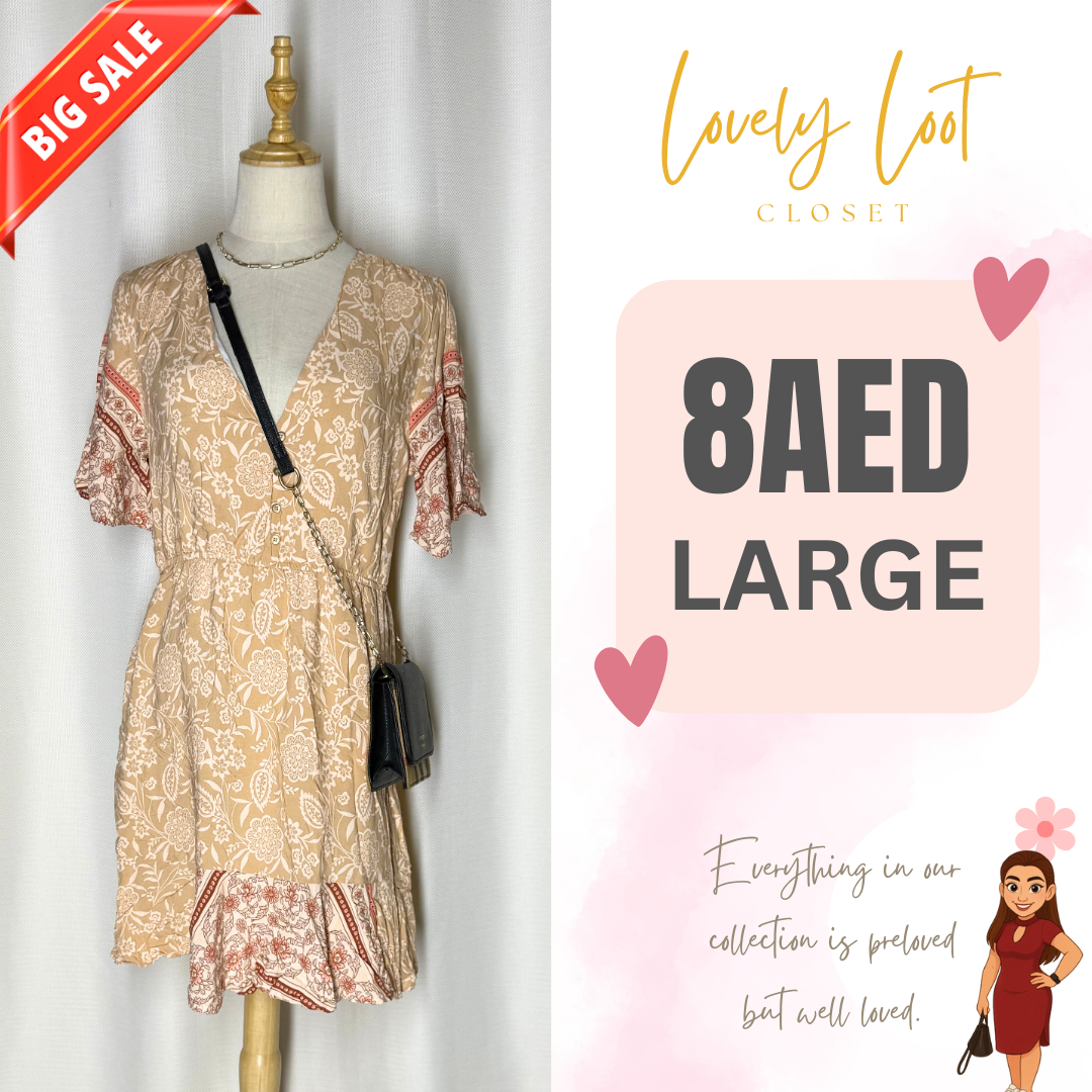 Bohemian Print Mini Dress