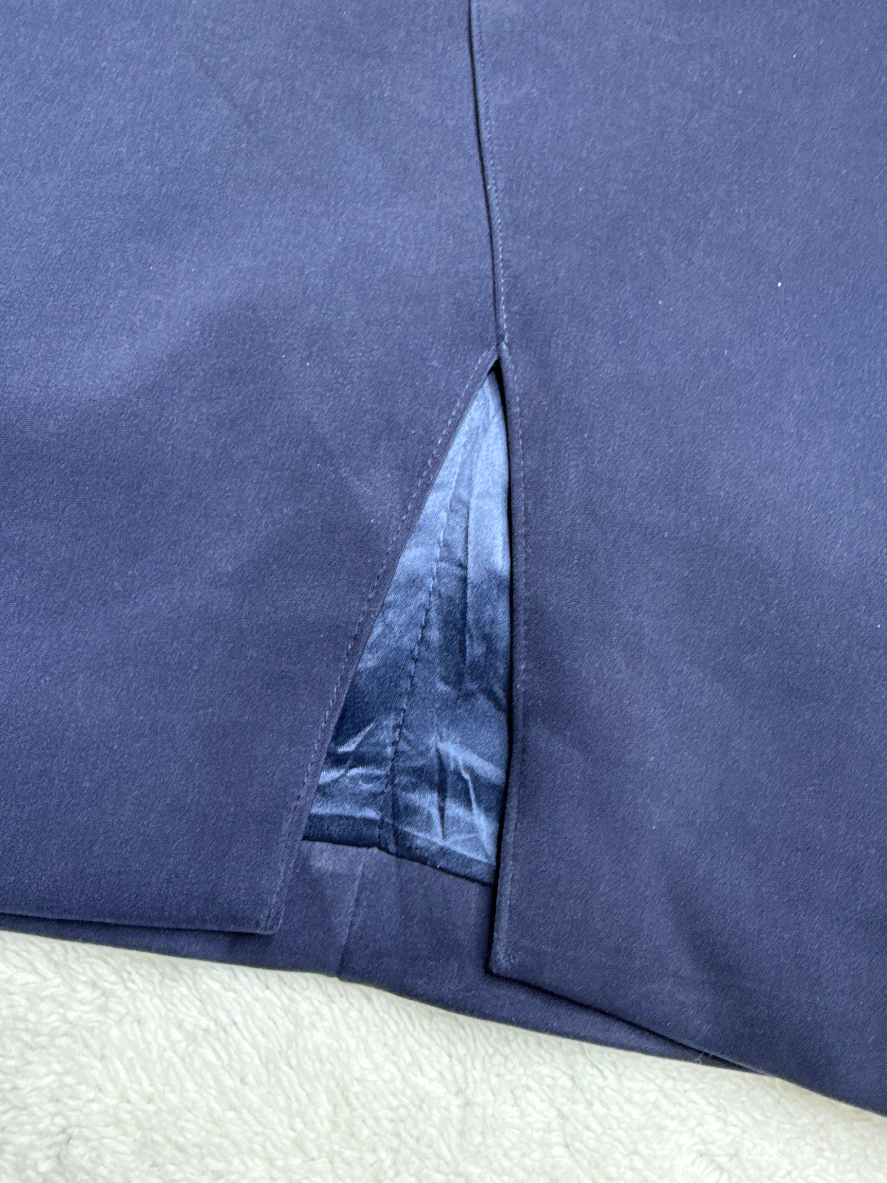 ARIS Navy Blue Sheath Dress (Small)