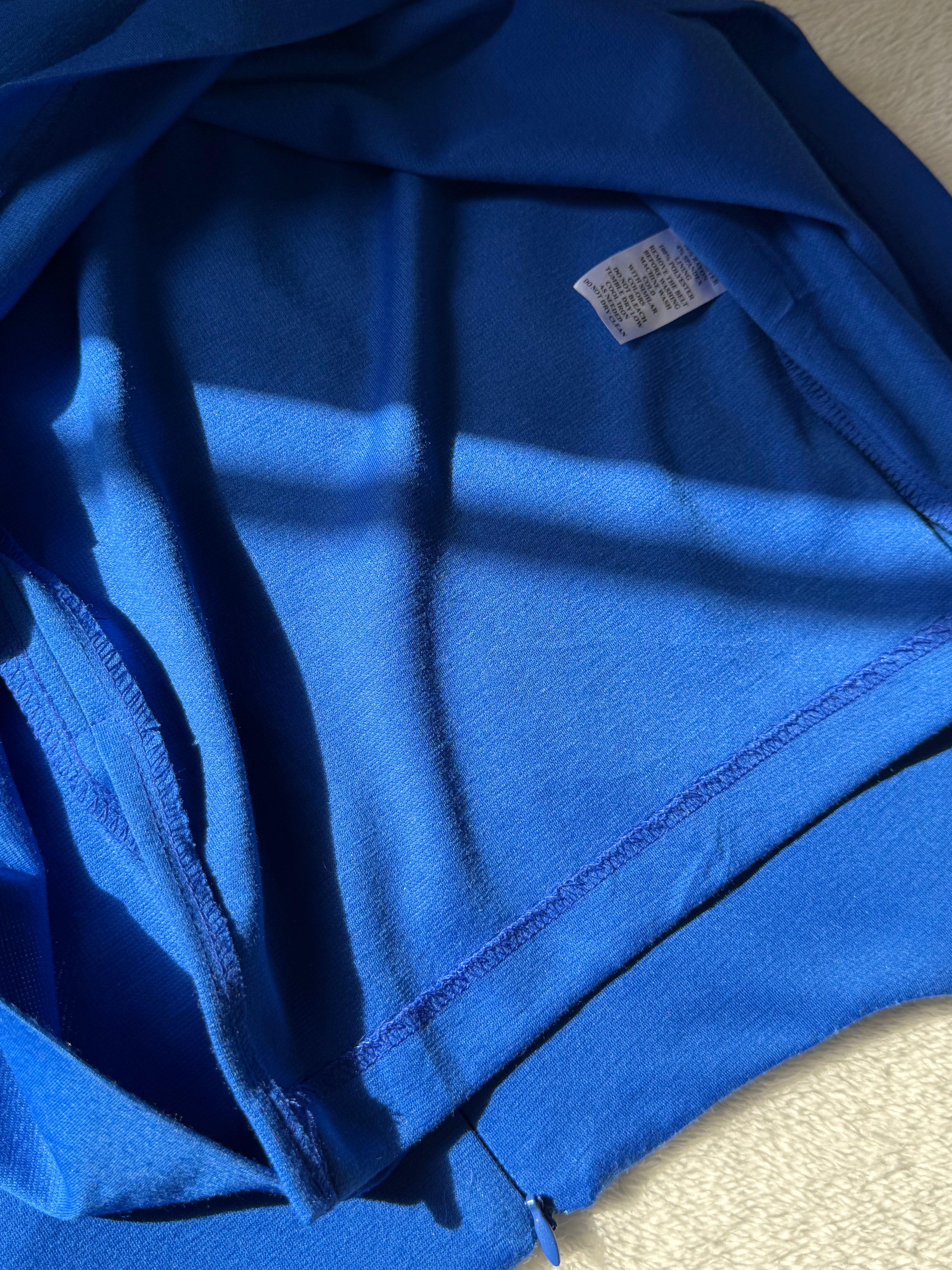 IPOPSY Vibrant Blue Day Dress | UK 16 (Preloved)