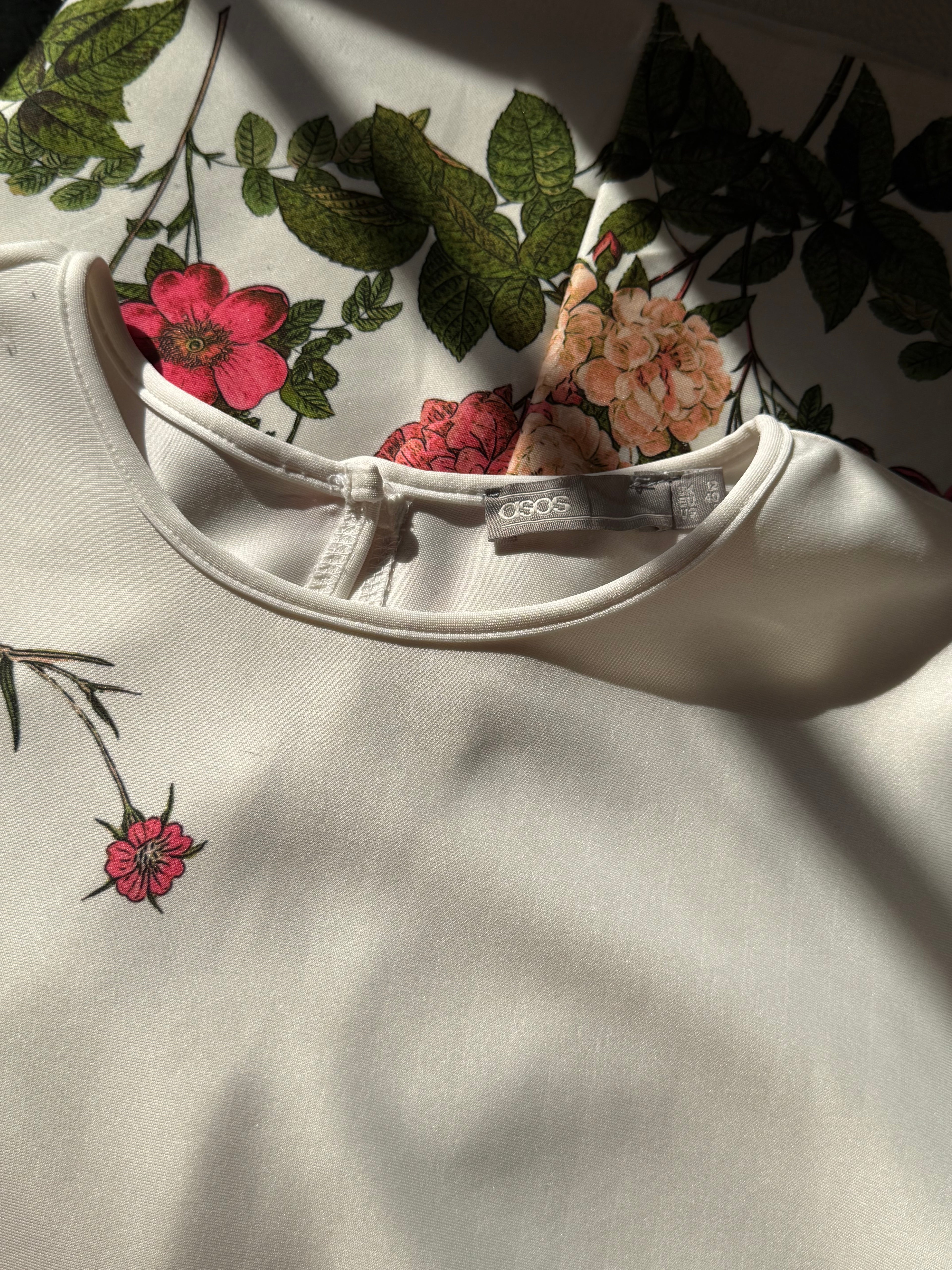 Vibrant Preloved ASOS Floral Shift Dress - UK 12