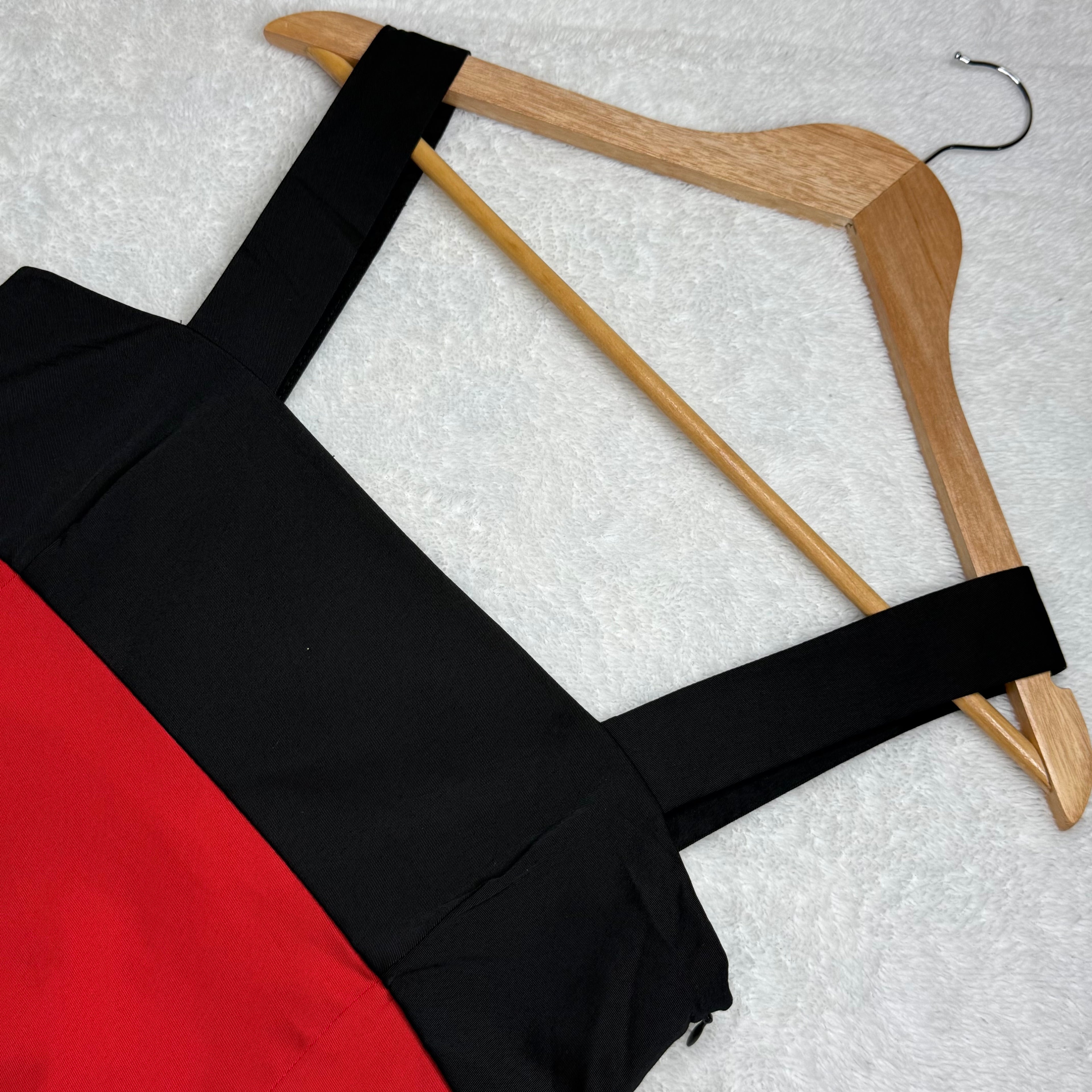 Zara Basic Color-Block Midi Dress