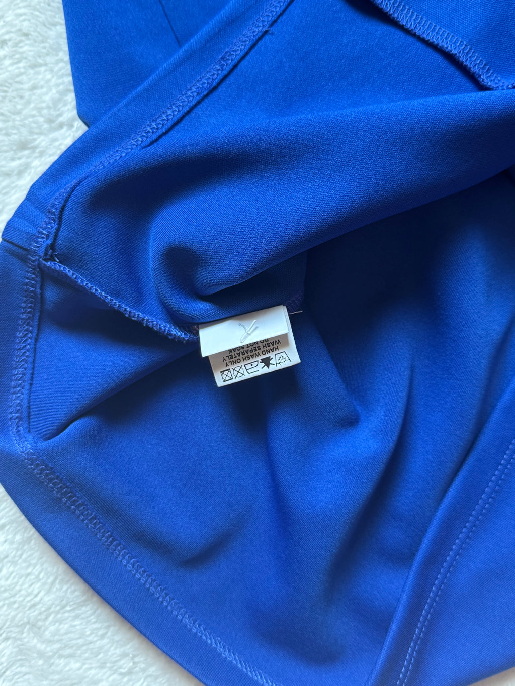 💙 Amy Child Royal Blue & Lace Halter Dress (UK 8)