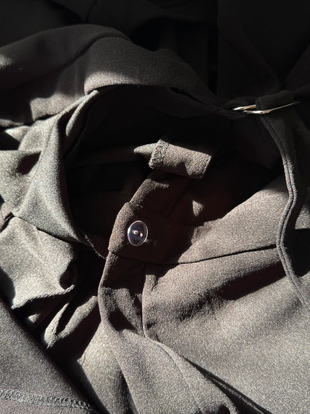 Lipsy London Black Belted Wrap Dress | UK 10 (Preloved)